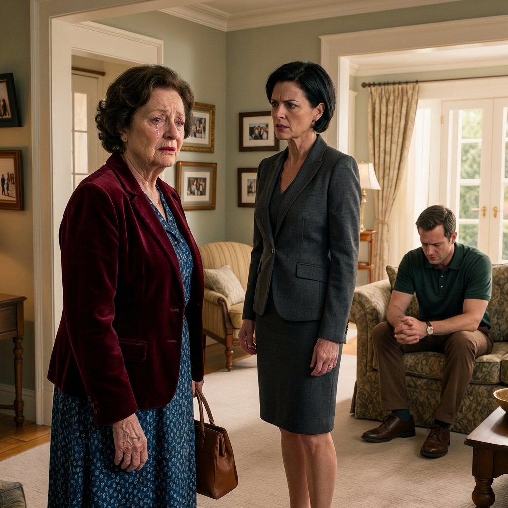 Au dîner d’anniversaire de mon fils, ma belle-fille m’a conduite à une chaise près des poubelles et m’a adressé un sourire forcé devant soixante invités : « C’est ta place, tu seras plus à l’aise loin de la table d’honneur. » Je n’ai pas dit un mot. Je suis simplement sortie. Mais quelques minutes plus tard, ce fut le chaos : son cri a retenti lorsque mon fils a ouvert l’enveloppe qu’il tenait, et tous les regards se sont tournés vers moi.