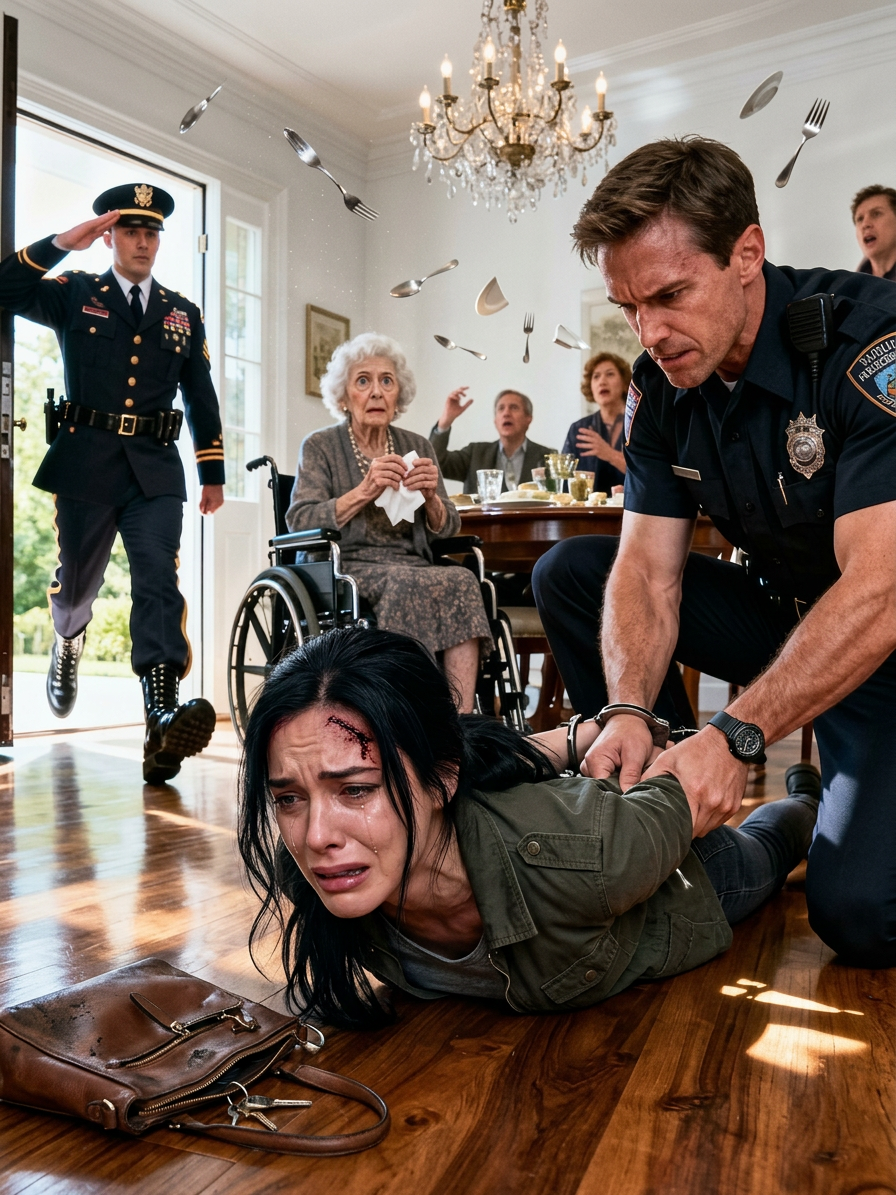 Mon frère m’a arrêté pendant un dîner de famille, puis son capitaine m’a salué : « Général, nous sommes là… » Je m’appelle Riley Maddox. J’ai trente-deux ans, et jusqu’à il y a cinq minutes…