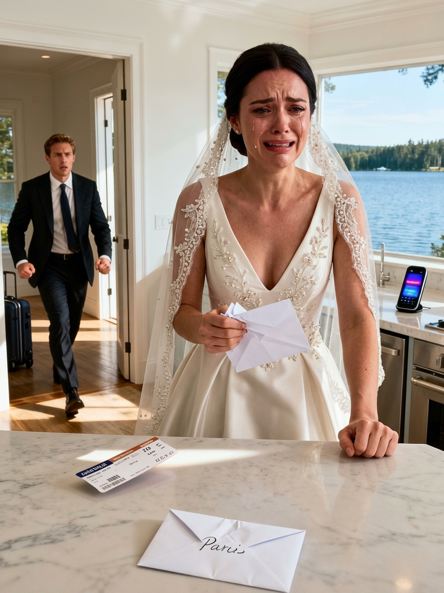 Le matin de mon mariage, ma sœur a emmené mes parents à Paris, ne laissant qu’une seule lettre pour m’humilier. Mais elle ne savait pas… Ce matin-là, la maison était étrangement silencieuse.