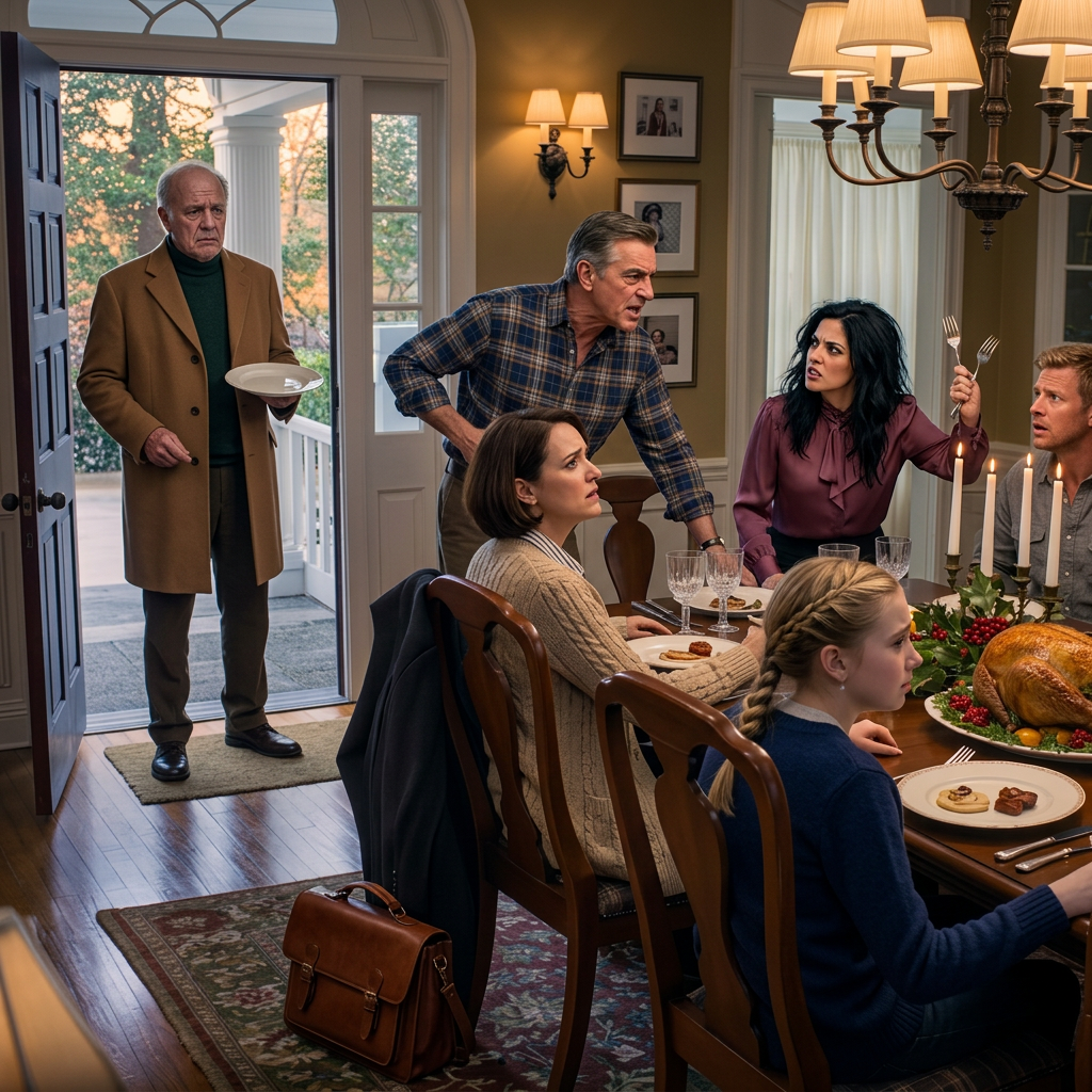 Ils le remercièrent de leur avoir sauvé la vie, puis lui dirent de quitter sa propre place à sa propre table de Noël, sans jamais se rendre compte que le vieil homme qu’ils considéraient comme un fardeau allait leur rappeler à tous chez qui ils se trouvaient réellement.