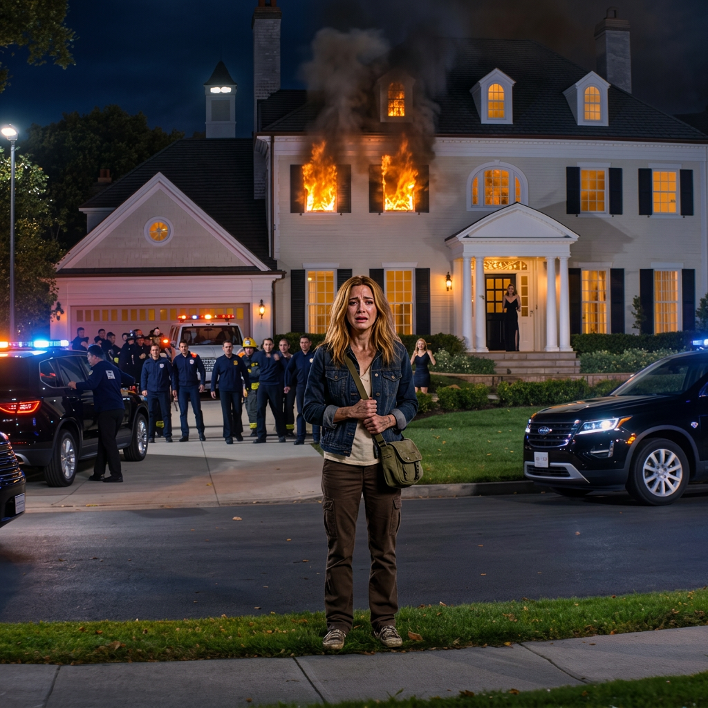 Neuf ans après que sa mère l’a enterrée devant les caméras, Trinity se tient de l’autre côté de la rue, face à une maison en flammes, les gyrophares du FBI clignotant, un vieux téléphone à la main, et un message qui brille encore sur l’écran : Je suis vivante. Tu m’as manqué ?