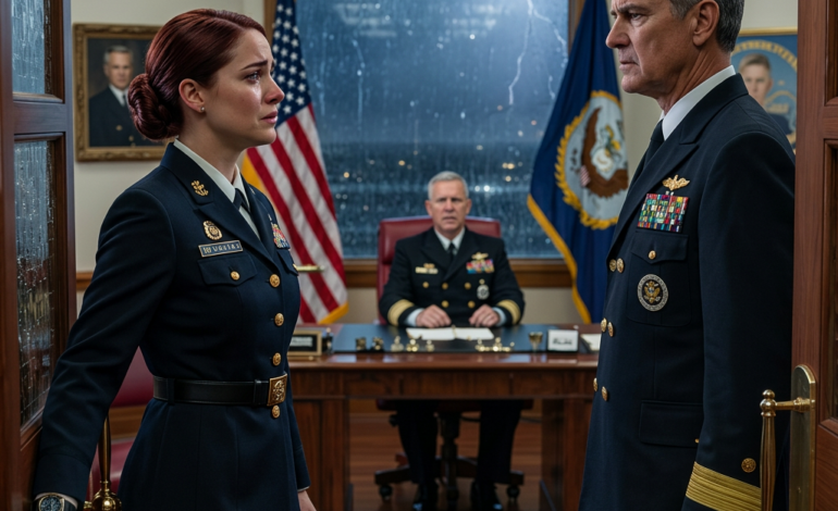 J’ai réglé l’addition refusée d’un vieux vétéran dans un restaurant pluvieux près de Norfolk et je me suis éclipsé avant qu’il puisse me remercier. Deux semaines plus tard, je suis entré dans le bureau de mon commandant, j’ai vu le même homme discret assis là, en uniforme bleu marine, quatre étoiles sur les épaules, et j’ai réalisé que ce qui allait se produire était bien plus important que tout ce que j’avais imaginé.