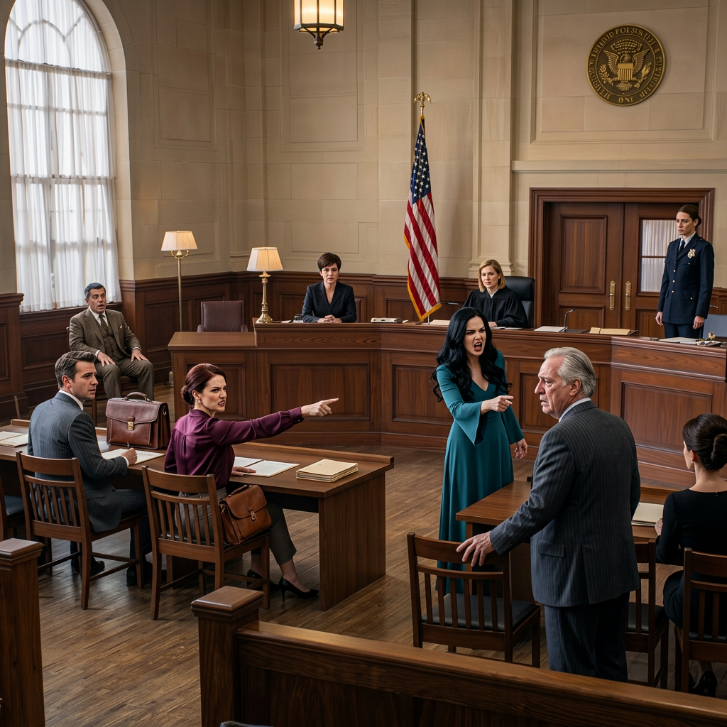 Ma sœur s’est levée dans la salle d’audience et a affirmé que j’avais un problème. Même mon père l’a soutenue. Le juge s’est tourné vers moi et je suis restée silencieuse pendant vingt secondes. Puis un homme est entré dans la salle… et à partir de ce moment, tout a basculé.
