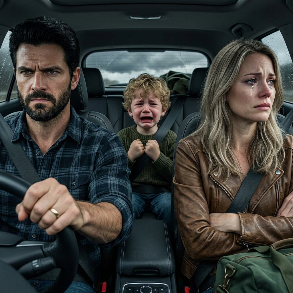 Mon fils a pleuré tout le trajet jusqu’à chez sa grand-mère. « Papa, s’il te plaît, ne me laisse pas ici », suppliait-il. Ma femme a rétorqué sèchement : « Tu le traites comme un bébé. » Je l’ai quand même laissé.