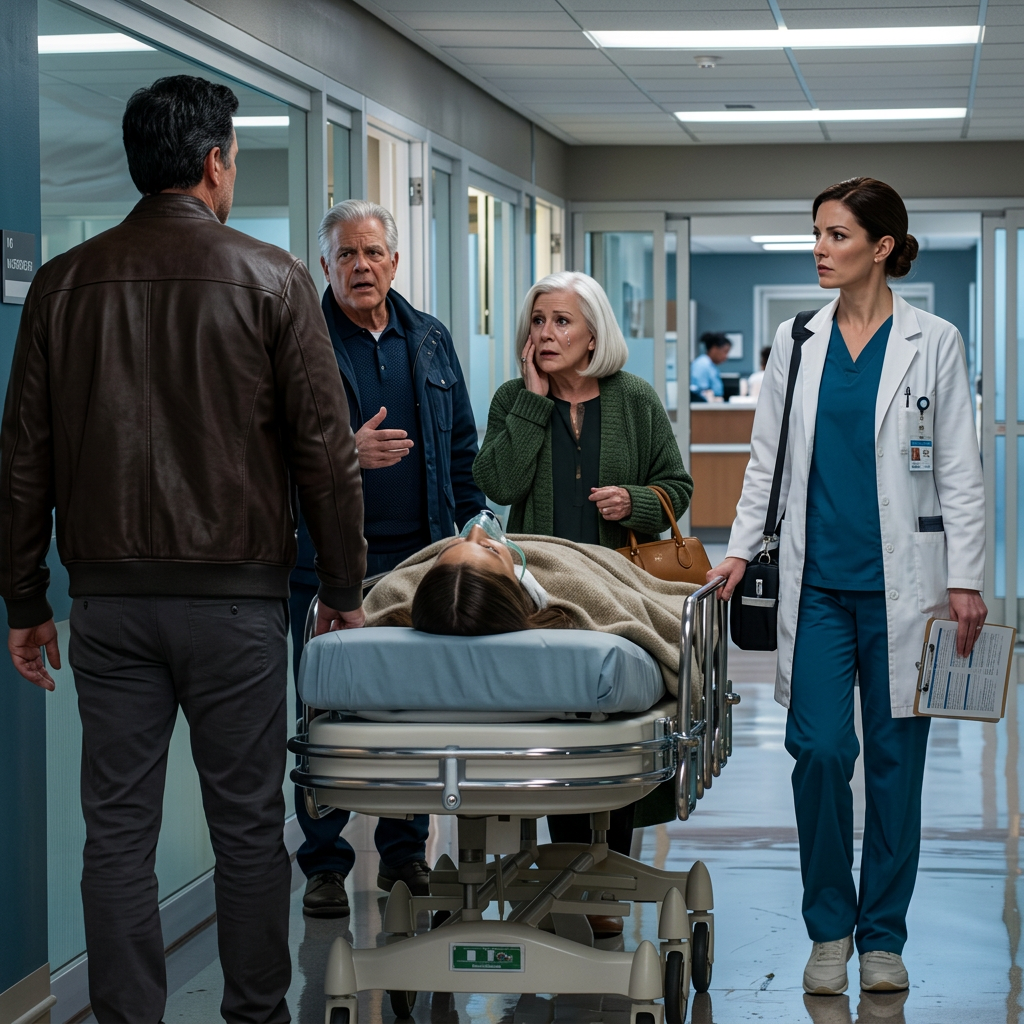 À 15 ans, mes parents ont cru ma sœur sur parole et m’ont laissée sortir sous la pluie. « Partez. Je ne peux pas gérer ça ce soir. » Plus tard dans la nuit, l’hôpital leur a demandé de venir. Quand mon père est entré dans ma chambre et a vu qui était assis à côté de moi, ses mains se sont mises à trembler. « VOUS… VOUS NE DEVRIEZ PAS ÊTRE LÀ… »