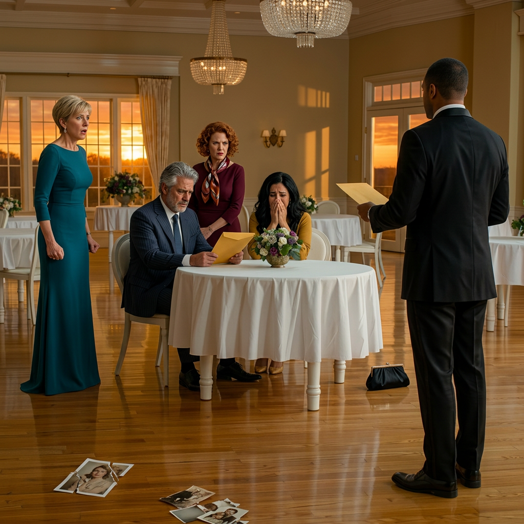 Au mariage de ma sœur, on m’a tendu un carton où il était écrit « Invité non prioritaire ». Maman a chuchoté : « Ça veut dire que tu n’as pas de place à la table familiale. » Je suis allée à la table des cadeaux, j’ai pris mon chèque de 10 000 $ et j’ai dit : « Puisque je suis là par pure courtoisie, c’est pareil pour ça. » Quand je suis montée dans ma voiture, ma sœur a couru après moi et mes parents ont crié : « Reviens ! » Mais…