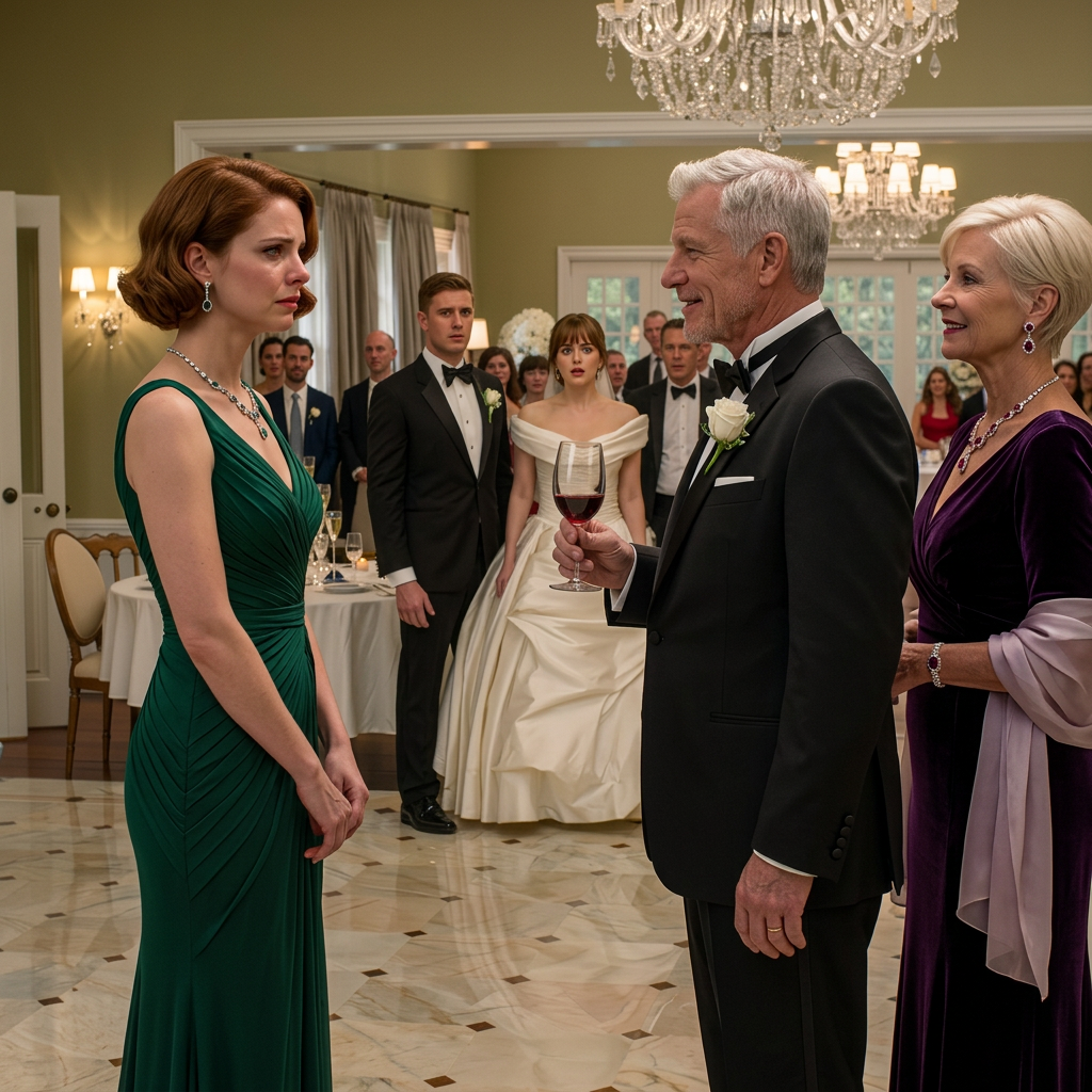 Quinze ans après que mon père m’ait chassée de la maison, je l’ai revu au mariage de ma sœur. Il a souri d’un air narquois et a dit : « Sans ta gentillesse, personne ne t’aurait invitée. » J’ai pris une gorgée de vin et j’ai souri. Puis la mariée a pris le micro, m’a saluée et a dit : « À la générale de division Evelyn… » Toute la salle s’est tournée vers moi.