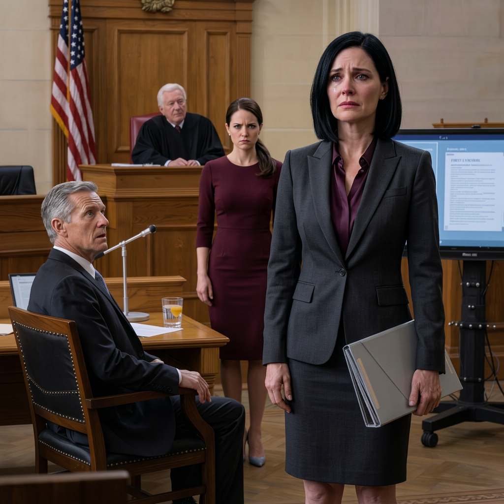 Mon mari et sa maîtresse se moquaient de moi. « Alors, tu es trop pauvre pour te payer un avocat. » Toute la salle d’audience semblait penser la même chose… jusqu’à ce que le juge se tourne vers son avocat et lui demande : « Vous ne savez vraiment pas qui elle est ? » Mon mari en resta bouche bée.