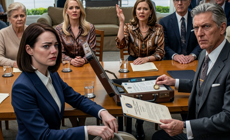 « Cède l’intégralité de la fortune de 9,8 millions de dollars à ta sœur », a déclaré mon père d’une voix glaciale, au milieu d’une réunion de famille bondée. J’ai à peine eu le temps de secouer la tête que ma mère s’est jetée en avant, gesticulant devant tout le monde. « Tu n’as pas le choix ! » L’avocat a fixé ma mère droit dans les yeux et a commencé : « Madame, savez-vous qui… » Mon père a explosé : « SAVOIR… QUOI ?! »