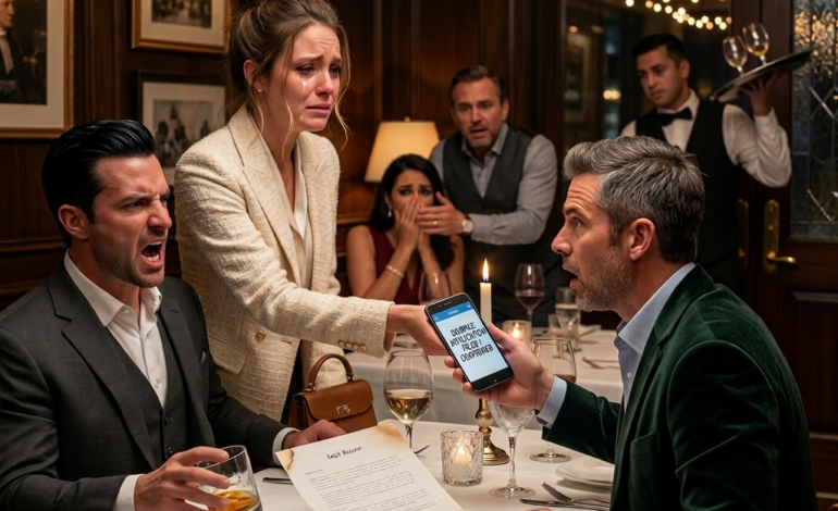 Lors d’un dîner entre amis, mon mari a dit : « Je ne l’ai épousée que par pitié. Personne d’autre n’en voulait. » Ils ont tous ri. Je n’ai rien dit et je suis allée aux toilettes. Mais à mon retour, j’ai fait quelque chose qu’il n’oubliera jamais…