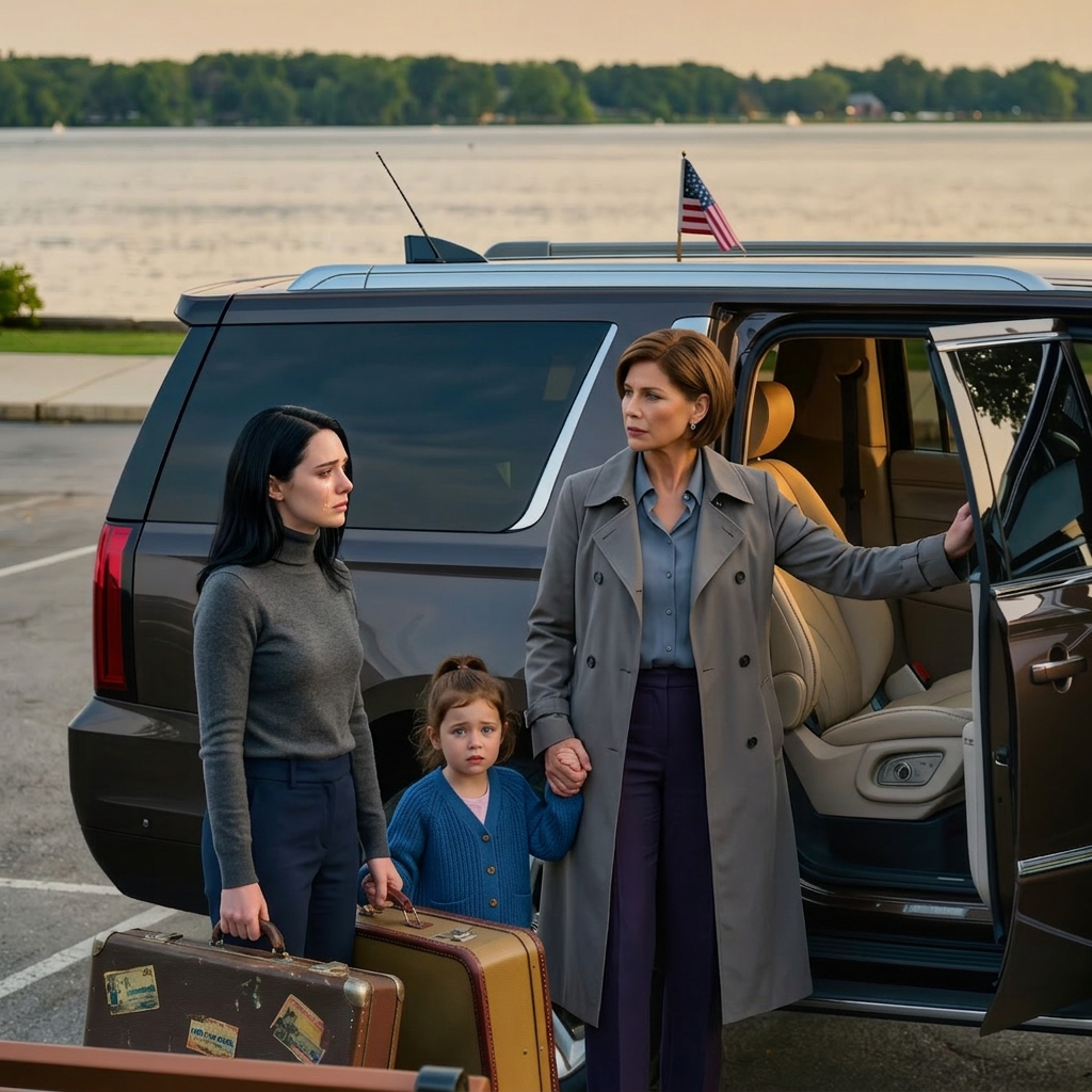 J’ai aperçu ma fille et ma petite-fille au parc, deux valises à leurs côtés. Je lui ai demandé pourquoi elle n’était pas à mon entreprise. La voix étranglée par les sanglots, elle m’a confié avoir été licenciée parce que son beau-père jugeait ma famille indigne. J’ai souri, ouvert la portière et lui ai dit : « Monte. » Lorsqu’il a enfin rencontré le véritable responsable, il était trop tard.