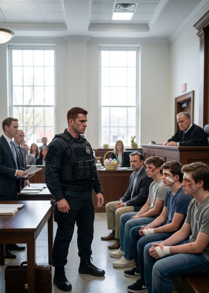 JE J’AI ÉTÉ SÉCURISÉ PAR LES MARINES PENDANT 15 ANS. MON FILS A ÉTÉ TRAÎNÉ DANS UNE SALLE DE BAINS PAR 5 ÉLÈVES DE TERMINALE ET MARQUÉ AU POINT DE CEINTURE CHAUFFÉE. LE PROVISEUR A QUALIFIÉ CELA DE « TRADITION DE BIDON ». J’AI DIT : « MON FILS A UNE BRÛLURE AU TROISIÈME DEGRÉ. » IL A RÉPONDU : « LEURS PARENTS SONT AU CONSEIL D’ADMINISTRATION. JE NE PEUX RIEN FAIRE. » J’AI RÉPONDU : « MOI NON. » EN MOINS DE 10 JOURS, LES 5 ÉLÈVES …