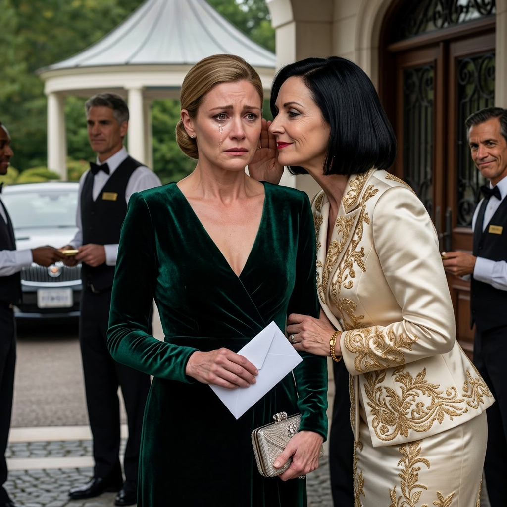 « Ça veut dire pas d’assiette pour toi, Waverly. » Ma mère me l’a chuchoté au mariage de ma sœur à Greenwich, un événement à 200 000 dollars, tandis que le personnel épinglait un badge gris sur ma robe et des badges dorés sur celles des autres invités. J’avais économisé 10 000 dollars pendant trois ans pour la mariée qu’ils adoraient, et alors qu’elle disparaissait dans la réception sans moi, j’ai compris que je détenais bien plus qu’un simple cadeau : je détenais la seule chose qui pouvait gâcher leur journée parfaite.