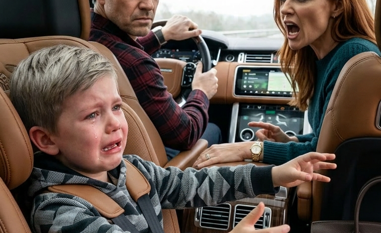 Mon fils a pleuré tout le trajet jusqu’à chez sa grand-mère. « Papa, s’il te plaît, ne me laisse pas ici. » Ma femme a rétorqué sèchement : « Arrête de le materner ! » et je l’ai laissé quand même. Trois heures plus tard, une voisine a appelé : mon fils était chez elle, couvert de sang et caché sous son lit, tremblant de tous ses membres. Ce que j’ai vu sur sa caméra de surveillance m’a effondré… l’horrible vérité commençait à peine à se dévoiler.
