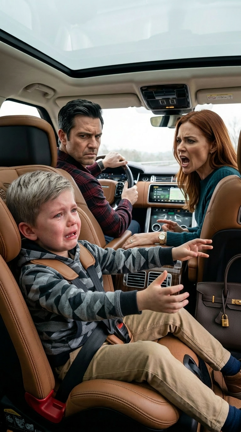 Mon fils a pleuré tout le trajet jusqu’à chez sa grand-mère. « Papa, s’il te plaît, ne me laisse pas ici. » Ma femme a rétorqué sèchement : « Arrête de le materner ! » et je l’ai laissé quand même. Trois heures plus tard, une voisine a appelé : mon fils était chez elle, couvert de sang et caché sous son lit, tremblant de tous ses membres. Ce que j’ai vu sur sa caméra de surveillance m’a effondré… l’horrible vérité commençait à peine à se dévoiler.