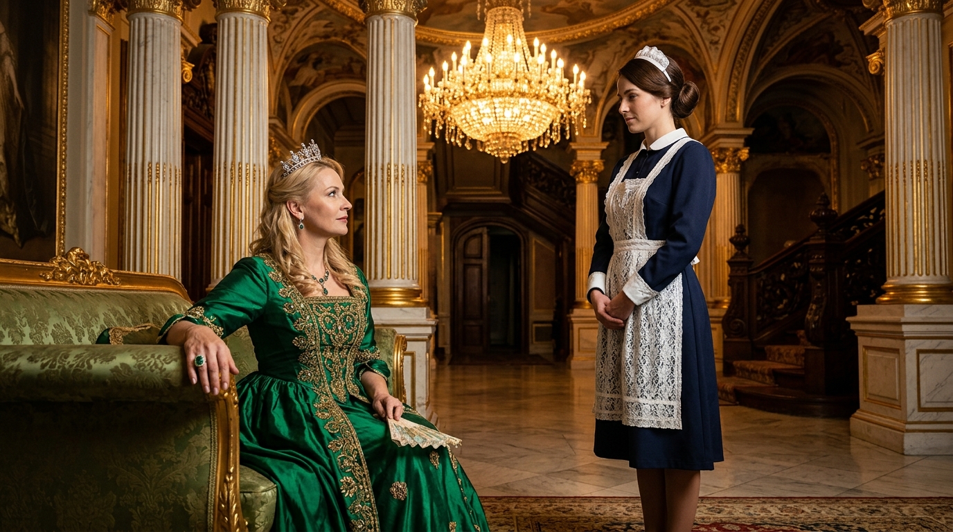 „ANYA, TE VAGY AZ?” „🫣 Egy nő látta, hogy a szobalányának van egy nyaklánca, ami nagyon fontos volt neki, de amikor a szobalány elmesélte neki a történteket, rájött, hogy a lánya az. Szerinted miért hagyta el őt a férfi?”