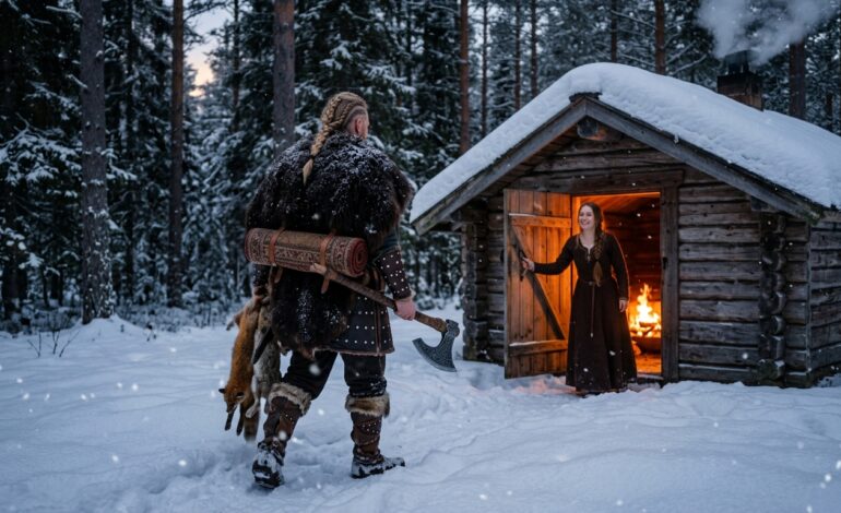 A viking harcos ki akarta rúgni a betolakodót – de megfázott, amikor meglátta, mit rejteget.  Amikor Matthew visszatért a kunyhójába, miután 3 napig vadászott a Nyugat-Sierra Madre legmagasabb és jeges csúcsain, vékony füstoszlopot látott felszállni a kandallójából, és düh tört ki a mellkasában. Valaki betörte az utolsó menedéküket, az egyetlen szegletet egész Chihuahua államban, ahol egy elárult, ártatlan férfi a fején lélegezhetett anélkül, hogy a válla fölött nézett volna. Megszorította mezei machetje nyelét, készen arra, hogy vért ontson. Azonban azzal, hogy berúgta a nehéz faajtót és átlépte a küszöböt, teljesen megdermedt. A betolakodó, a vályogfalhoz szorítva, valami olyan törékeny dolgot tartott a mellkasához szorítva, ami áttörte az 5 évnyi brutális száműzetés során felépített neheztelés falait.