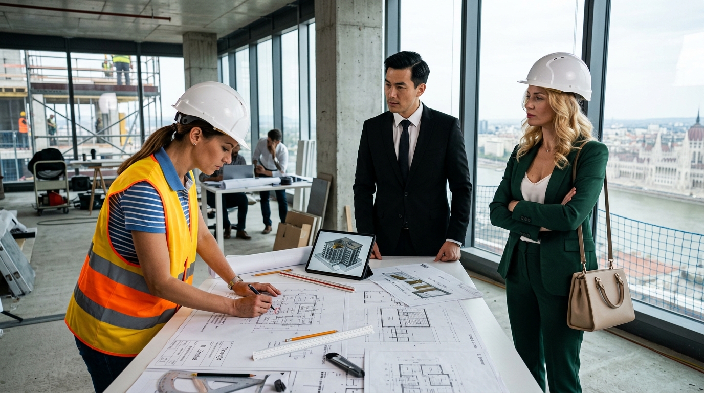 “TÖRTEDD A TERVEKET” 😤 Meg akarta alázni anélkül, hogy tudta volna, hogy övé az építőmester. Most a nő komoly bajban van. Szerinted mi folyik itt?