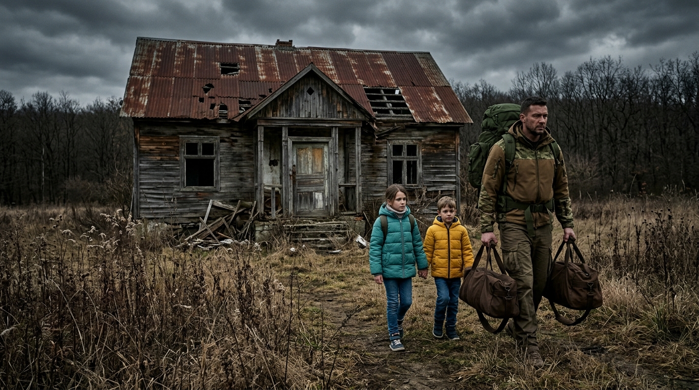 Egy katona hazaérkezett a szolgálatból, és összetört szívvel látta gyermekeit az utcán ebben a hideg időben. De aztán sietve kinyitotta a ház ajtaját, és megdöbbent.  A katona az elmúlt nyolc hónapban távol volt otthonról. És előtte is gyakran több hónapra is elment. Összesen az elmúlt három évben mindössze hat-hét hónapot töltött a családjával.  Minden hiányzott neki – felesége mosolya, gyermekei nevetése, a saját otthona –, de mindezt félre kellett tennie katonai szolgálata miatt.  Amikor hosszú és nehéz szolgálata véget ért, hajnalban elhagyta a katonai bázist.  Míg a többiek, fáradtan, aludni tértek, ő gyorsan bepakolta a hátizsákját. Egy céges autóval ért a városba, onnan felszállt az éjszakai vonatra, és az utolsó szakaszt gyalog tette meg – nehéz táskákkal a vállán és a gyerekeknek szánt ajándékokkal teli bőröndökkel.  Meg akarta lepni őket. A nő nem hívta, nem figyelmeztette. Csak hazajött – a szíve tele volt várakozással és a család látásának vágyával. Amikor belépett az udvarra, learatott.  A hideg időben a két gyerek könnyű kabátban állt az udvaron. Az orruk vörös volt a hidegtől, a kezük lefagyott. De amint meglátták az apjukat, azonnal odarohantak hozzá.  — Micsoda!.. — kiáltották, és átölelték a lábánál.  A lány letette a zsákokat, letérdelt, és szorosan átölelte őket. Ez a pillanat mintha hónapokig tartó távollétet gyógyírt jelentett volna.  De az öröm nem tartott sokáig. — Mit kerestek az utcán ilyen időben?.. Hol van anya? — kérdezte, és igyekezett nyugodt maradni a hangjában.  A gyerekek elhallgattak. Könnyekkel teltek meg a szemük, és a kicsik tüsszögni kezdtek. — A házban… férfiak… — suttogta végül az egyik. — Már órák óta itt vannak… Amikor jöttek, kidobtak minket… azt mondták, ne menjünk be… Anya velük maradt…. sírva… A katona arca elsápadt, és habozás nélkül a házhoz rohant. Amikor kinyitotta az ajtót és meglátta, mi történik odabent, a férfi megdöbbent.