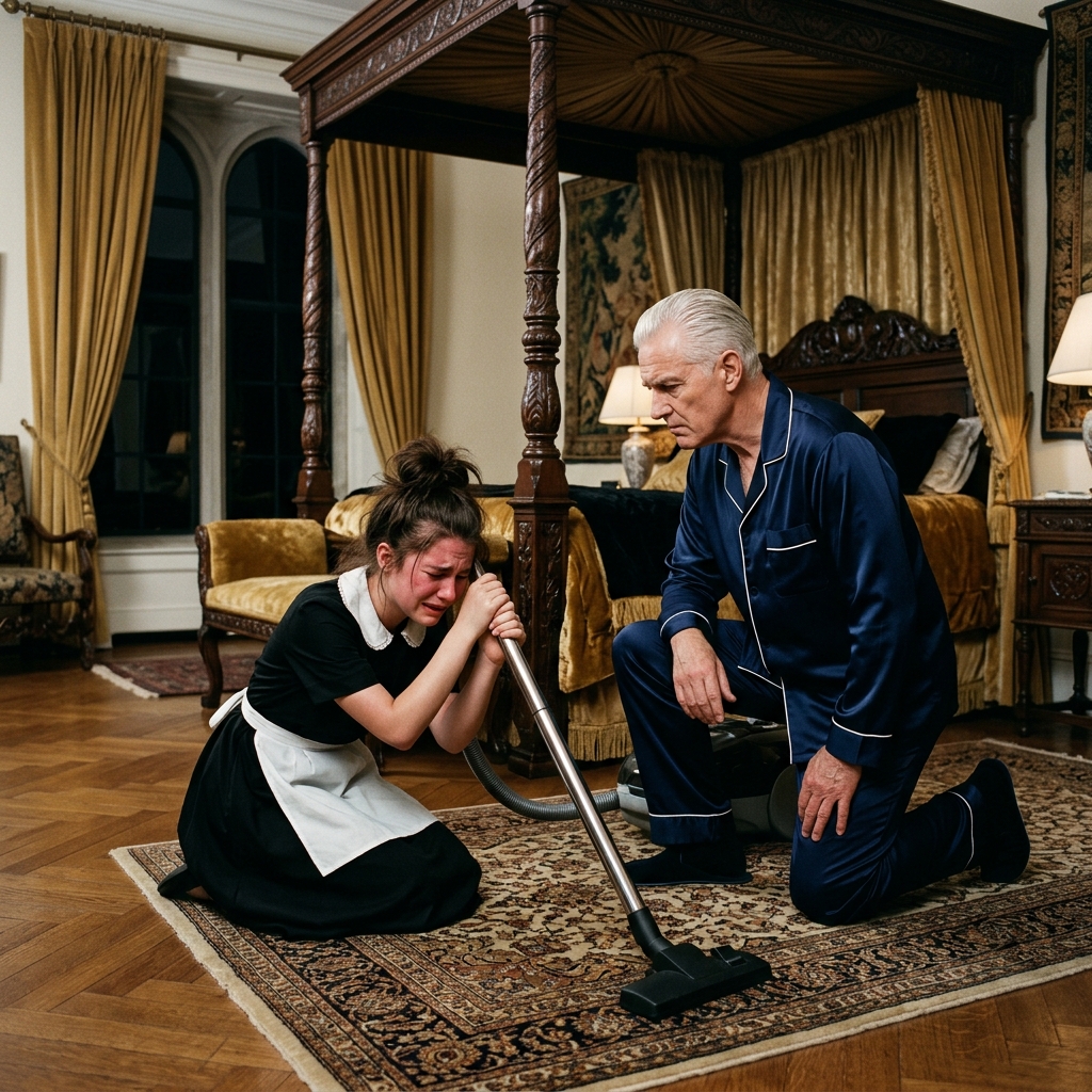 Amikor a milliárdos a hálószobájában aludni találta a szobalányt, meglepő reakciója kíváncsisághullámot váltott ki belőle.  Az alvó szobalány és a milliárdos ígérete  A szoba csendes volt. A napfény beáradt a magas üvegablakon, és végigsöpört a kastély hálószobájának arany függönyein. A milliárdos drága ágyán Sophie feküdt. Fejét a puha fehér párnába temette, rövid lélegzete volt az egyetlen hang a szobában. Jobb kezében egy felmosópálca volt, szorosan szorítva, mintha takarítás közben esett volna össze. Mellette a padlón egy ottfelejtett felmosóvödör hevert. Fekete-fehér szobalányegyenruhája gyűrött volt, enyhén átázott az izzadságtól. Apró, sötét arca fáradtnak, megtörtnek, békésnek tűnt.  Aztán puha bőrcipők kopogása hallatszott a márványon. Jonathan Anderson, a milliárdos vezérigazgató belépett a szobába. Megdermedt. Nem tudta elhinni, amit lát. A szobalánya az ágyán alszik, kezében egy felmosópálcával. Egy pillanatra meg sem mozdult.  A szeme elkerekedett, meglepetéssel telt meg, de a szíve nyugodt volt. Lassan előrelépett, majd még egyet. Lenézett rá. Alig volt 18 éves. Kicsi, törékeny, és ahogy teste az ágyba süllyedt, mély kimerültségben volt, nem lustaságban – igazi, mély kimerültségben. Valami azt súgta neki, hogy ez nem mindennapi hiba. Gyengéden lehajolt, és megkocogtatta a vállát. „Sophie.” A lány szeme hirtelen kipattant. Úgy ugrott fel, mintha villám csapott volna bele. Kétszer pislogott, zavartan. Aztán a szíve leesett. Tekintete találkozott az övével. „Uram, kérem, kérem, bocsásson meg nekem!” – kiáltotta, és térdre rogyott az ágy mellett. Úgy szorította a felmosót, mintha az lenne az életmentő kötele. „Nem akartam. Esküszöm. Egész éjjel nem aludtam. Biztosan összeestem. Kérem, ne rúgjon ki. Kérem, uram.” Könnyek patakzottak az arcán. Jonathan csendben volt. Nehéznek érezte a szívét. Erre nem számított. Sok mindent látott már az életben, de soha nem látott még ennyire rémült szobalányt csak azért, mert elaludt. Lassan letérdelt mellé.