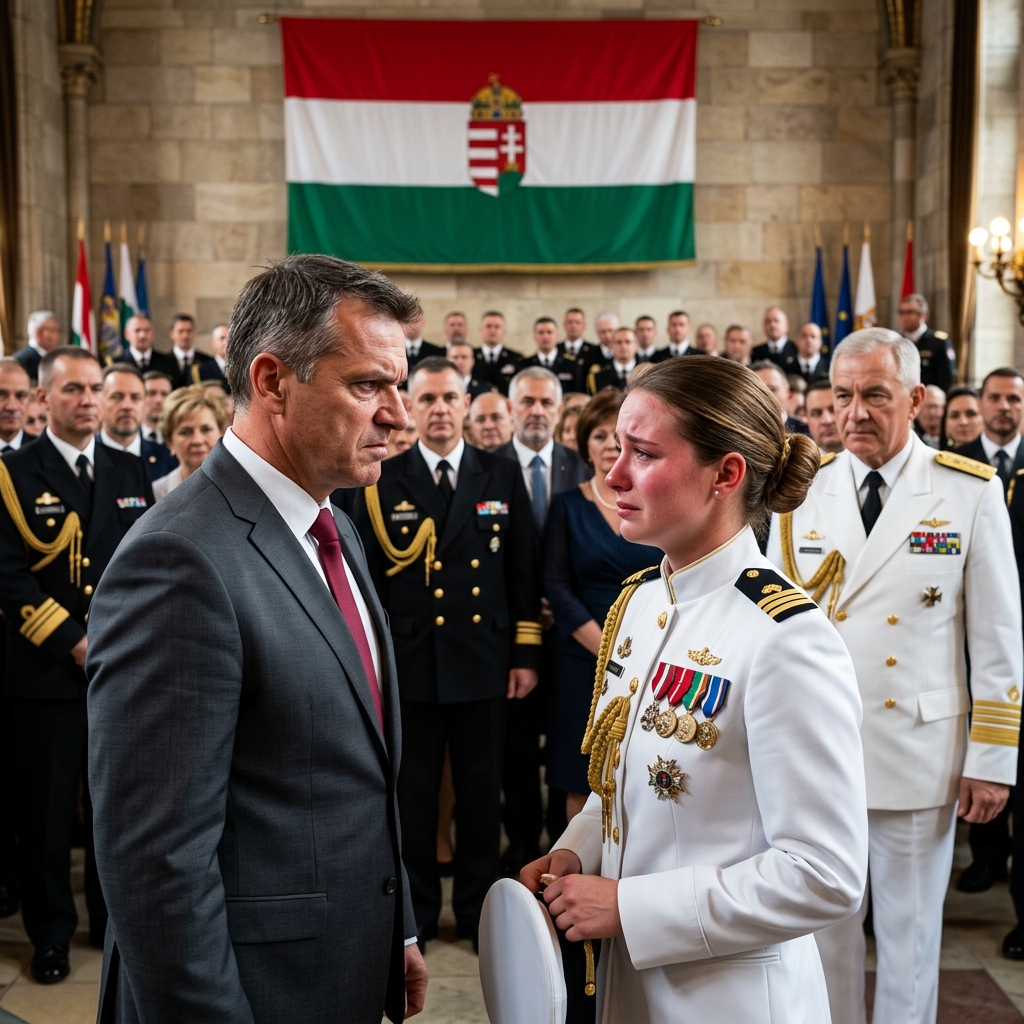 Apám kigúnyolta a kitüntetéseimet az esküvőmön – aztán a négycsillagos SEAL vőlegényem hidegen állította meg Apám kigúnyolta a kitüntetéseimet az esküvőmön – aztán a négycsillagos SEAL vőlegényem nyolc szóval végzett vele A hang nem illett egy ilyen helyre. Túl tiszta. Túl erőszakos. A pofon végigsöpört a boltozatos fogadóteremben, és visszapattant a kristálycsillárokról, mintha maga a terem is visszariadt volna attól, ami az előbb történt. Egy dermedt szívdobbanásnyi időre semmi sem mozdult. Kétszáznyolcvan vendég állt lebegve – pezsgőspoharak félig a szájukig, beszélgetések félbeszakadva – minden szem ugyanarra a lehetetlen képre szegeződött. Egy apa keze leengedve lánya arcáról. Elena Marrow kapitány nem botladozott meg. Nem nyúlt az arcához. Évekig tartó ellenőrzések, mozdulatlan állás, miközben a rangidős tisztek csendben felmérték az értékét, most tökéletesen egyenesen tartották. A fájdalom forrón és azonnal fellobbant, de a testtartása nem tört meg. A mellkasán lévő kitüntetések halkan megmozdultak. Mielőtt meghallotta volna, érezte a hangot – egy tompa, fémes suttogás. Bronzcsillag. Harci Akciószalag. Haditengerészeti Elismerés a Bátorsággal. Mindegyik messze van a csillároktól és a selyem terítőktől. Mindegyik egy olyan életet jelképez, amelyet az apja soha nem értett meg.  „Vedd le azokat az abszurd kitüntetéseket!” – sziszegte Richard Marrow megvetően éles hangon. „Nem engedem, hogy a lányom cirkuszi katonának öltözzön a saját esküvőjén.”