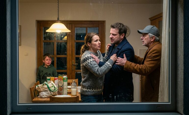 „Egyetlen szabályom volt a hatéves fiammal: ha valami igazán komoly dolog történik, nyomd meg a titkos számot, és a nagyapa jön. Ma, miközben a férjem erőszakkal a szemében rontott rám, elkaptam a fiam remegő tekintetét, és szavak nélkül suttogtam. Bólintott. Másodpercekkel később a férjem gúnyosan felkiáltott: „Senki sem jön megmenteni.” De aztán – valaki dörömbölni kezdett az ajtón. És ez csak a kezdet volt.”  Egyetlen szabályom volt a hatéves fiammal, Masonnal: ha bármi igazán rossznak tűnt, nyomd meg a titkos számot, amit a régi mobiltelefonomon tároltam, amit a konyhafiókban rejtegettem. Semmi játék. Semmi baleset. Csak vészhelyzet. Tudta, hogy ha megnyomja, apám – a nagyapja – jönni fog. Soha nem gondoltam volna, hogy szükségünk lesz rá.