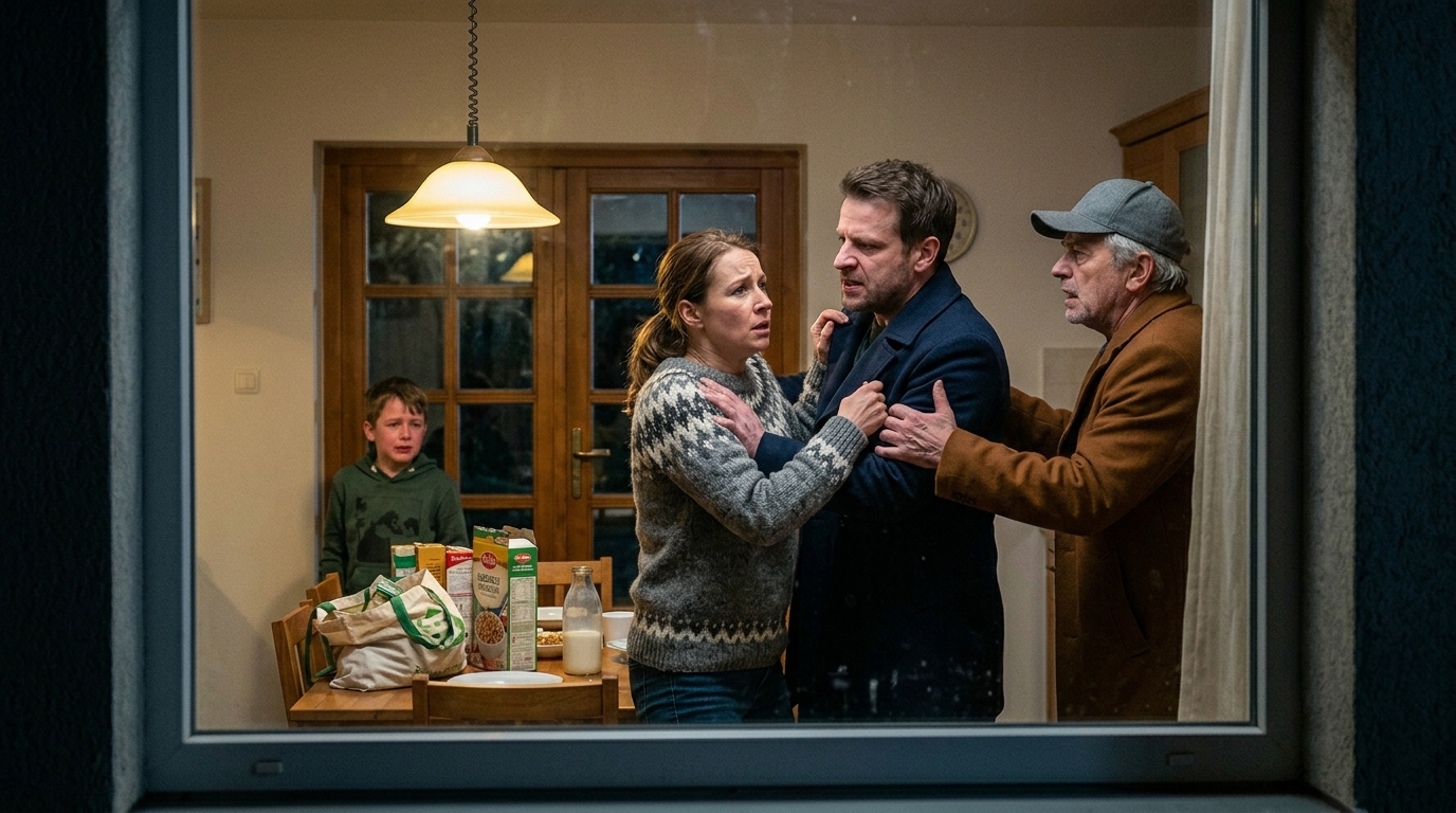 „Egyetlen szabályom volt a hatéves fiammal: ha valami igazán komoly dolog történik, nyomd meg a titkos számot, és a nagyapa jön. Ma, miközben a férjem erőszakkal a szemében rontott rám, elkaptam a fiam remegő tekintetét, és szavak nélkül suttogtam. Bólintott. Másodpercekkel később a férjem gúnyosan felkiáltott: „Senki sem jön megmenteni.” De aztán – valaki dörömbölni kezdett az ajtón. És ez csak a kezdet volt.”  Egyetlen szabályom volt a hatéves fiammal, Masonnal: ha bármi igazán rossznak tűnt, nyomd meg a titkos számot, amit a régi mobiltelefonomon tároltam, amit a konyhafiókban rejtegettem. Semmi játék. Semmi baleset. Csak vészhelyzet. Tudta, hogy ha megnyomja, apám – a nagyapja – jönni fog. Soha nem gondoltam volna, hogy szükségünk lesz rá.