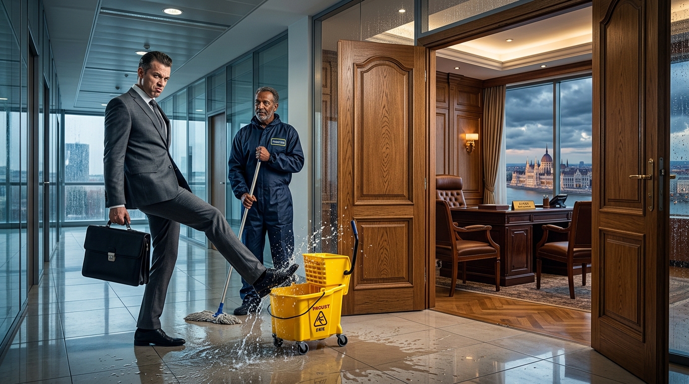 Egy férfi elkésik egy állásinterjúról, és rosszul bánik a körülötte lévőkkel anélkül, hogy elképzelné, hogy a feltételezett gondnok valójában a cég tulajdonosa. Egy váratlan lecke a tiszteletről, a hozzáállásról és a következményekről megváltoztatja a helyzet menetét. Vajon megérdemel egy második esélyt?