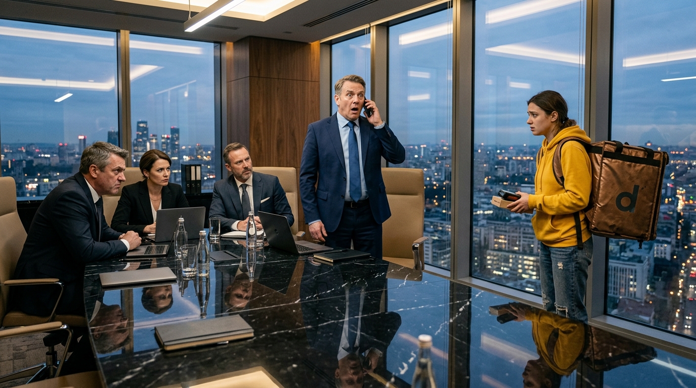 Elviselhetetlenül elítélték a kopott tornacipői miatt, de amikor kinyitotta a száját, az egész világ elcsendesedett.  Fehér tornacipők hangja, melyek talpa számtalan aszfaltkilométert látott, halkan csikorgott a zürichi Helvetica Finance Tower 53. emeletének makulátlan márványán. Natalia Ríos látszólag nem illett bele ebbe a luxus és hatalom ökoszisztémájába. Időtől és mosástól megviselt sötétkék pulóvert viselt, szűk farmert, amiben fürgén mozgott a biciklijén, és egy termo hátizsákot cipelt a vállán. Kezében egy egyszerű sushi dobozt tartott. Körülötte a levegőben designer parfümök, különleges kávék és az állandó feszültség illata terjengett, amit csak hatalmas összegek képesek generálni.