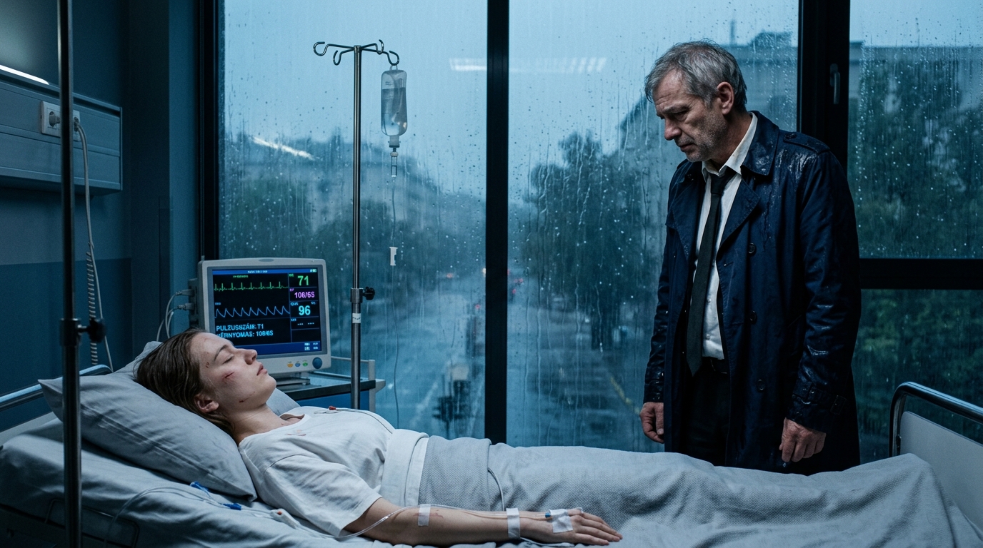 „Anya, balesetet szenvedtem. Műtétre van szükségem. Véradókra van szükség. B-negatív vagyok” – suttogtam egy mentőautó hátuljából. Öt másodpercnyi csend után felsóhajtott, és azt mondta: „Evelyn, várhat ez? Victoria születésnapja van. Mindjárt felszeljük a tortát.” De ami még tovább megmaradt bennem, az később történt, amikor a sebész lenézett a vészhelyzeti kapcsolatfelvételi űrlapomon szereplő névre, és hirtelen rájött, hogy az életem egy olyan hazugságra épült, amit soha nem mondtak el nekem.  Evelyn Harrison a nevem. Huszonnyolc éves vagyok, és három héttel ezelőttig azt hittem, pontosan tudom, hol a helyem a családban.  Én voltam az alkalmazkodó. A csendes. A lány, akitől elvárták, hogy kevesebbre legyen szüksége, kevesebbet kérjen, és kisebbé váljon, valahányszor a húgom több helyre, több dicséretre, több pénzre, több figyelemre vágyott. Victoriának volt a hálószobája saját fürdőszobával, egy televíziója nagyobb volt, mint a nappaliban lévő, és egy BMW-je a tizennyolcadik születésnapjára. Megkaptam az átalakított tárolót a garázs közelében, vékony falakkal, ablak nélkül, és egy buszbérletet. Victoria heti háromszáz dollárt kapott, mert „érzékeny” volt. Én huszonötöt, ha kitakarítottam a fürdőszobákat, kiporszívóztam az egész házat, kimostam mindenki ruháját, és soha nem panaszkodtam.  Amikor tizennégy évesen első helyezést értem el a Washington Állami Tudományos Vásáron, a trófeát hazavittem a buszon, mert valahol még mindig hittem benne, hogy ez végre elég lehet ahhoz, hogy a szüleim meglássanak. Anyám felpillantott Victoria lábkörmeinek festéséből, és azt mondta: „Ez kedves, Evelyn. Tudsz segíteni a húgodnak a matekban vacsora után?” Két héttel később Victoria ötöst kapott egy angol esszére, és a szüleim elvitték az Olive Gardenbe, hogy megünnepeljük. Tizenhét évesen megtudtam, hogy van egy nyolcvanötezer dolláros főiskolai alapja. Nekem semmim sem volt. Amikor megkérdeztem, hogy nekem is van-e, apám nevetett. „A diákhitelek jellemet építenek” – mondta. Így hát a nehezebbik úton építettem fel az életemet. Két részmunkaidős állás. Negyvenhét ösztöndíjpályázat. Harminckét díj. Orvosi előkészítő a Washingtoni Egyetemen. Aztán orvosi egyetem. Aztán traumatológiai rezidensképzés a Seattle Grace-en. Megtanultam dolgozni, amíg remeg a kezem és ég a szemem, és mégis pontosan mozogni.  A családom alig vett észre. Hacsak Victoriának nem volt szüksége pénzre, figyelemre vagy egy újabb mentőre, én voltam a háttérzaj. Az egyetlen ember, aki valaha is úgy nézett rám, mintha számítanék, a nagynéném, Dorothy volt. Születésnapi kártyákat küldött, amikor senki más nem emlékezett rá. Eljött meglátogatni, amikor a főiskolán megrepedt a vakbélem, és a szüleim otthon maradtak, mert Victoriának másnap reggel állásinterjúja volt. És Dorothy időnként mondott valami furcsát a nagyapámról. „Nem halt meg, drágám” – suttogta egyszer. „És te sem. Nem neki.” Sosem értettem, mit ért ez alatt. Tizennégy éves koromban nem. Akkor sem, amikor megkaptam egy Harrison Orvosi Ösztöndíjat, amire soha nem jelentkeztem. Még akkor sem, amikor mindent fedezett, és a pénzügyi támogatási hivatal azt mondta, hogy egy névtelen adományozótól származik, aki ragaszkodott ahhoz, hogy a kedvezményezett műtéten essen át. Továbbmentem. Túléltem. Továbbra is építettem az életemet abból, amim volt.  Aztán elérkezett Victoria huszonhatodik születésnapja. Születésnapi extravagánsnak hívták. Klasszikus hollywoodi téma. Pezsgőtorony. Egyedi torta. Anyám csillámporral borított meghívót küldött nekem, mintha a részvétel kiváltság lenne. Otthon kellett volna maradnom. Hat egymást követő műszak után kellett volna aludnom. Ehelyett egy fáradt, reménykedő részem még mindig meg akart jelenni egy ajándékkal, és még egyszer be akarta bizonyítani, hogy tudok lenni a könnyed lány. Szóval szombat délután becsomagoltam egy nyolcszáz dolláros dizájnertáskát selyempapírba, felvettem a sötétkék ruhámat, beszálltam a régi Hondámba, és egy seattle-i záporon át a család felé hajtottam, akik huszonöt éve úgy kezelnek, mint egy utólagos gondolatot. Tíz mérföldre voltam, amikor a teherautó átkapcsolt a villogón. Emlékszem a fényszórók vakító fényére. A befelé omló fém hangjára. Az összetört üvegen keresztül ömlő esőre. Egy mentősre, aki a vércsoportomat kérdezi, miközben próbál ébren tartani. Emlékszem, hogy alig mozgó kézzel nyúltam a telefonom után, és félelemmel tárcsáztam az egyetlen számot, amit a testem még tudott tárcsázni.  Anyám a negyedik csörgésre felvette. Zenét, nevetést és poharak csörrenését hallottam. Victoria partija javában zajlott.  „Anya” – suttogtam. „Műtétre van szükségem. Véradókra van szükségük. B-negatív vagyok.” Öt másodperc csend. Aztán a hangja, türelmetlen és zavart. „Evelyn, várhat ez? Victoria születésnapja van. Mindjárt felszeljük a tortát.” „Anya, félek” – mondtam.  Aztán apám átvette a telefont. „Te orvos vagy” – mondta élesen. „Bizalkozz. Ne csináld a nővéred születésnapjából egy újabb krízist.” A vonal elnémult. A Seattle Grace-ben csövekkel a karomban, tele lábbal hardverrel, és a traumatológusommal, Dr. Michael Chennel, aki a kartonomat nézte, mintha valami rajta nyugtalanította volna. Leült az ágyam mellé, és nagyon óvatosan megkérdezte: „Evelyn, miért van Dr. William Harrison a sürgősségi kapcsolattartódként?”