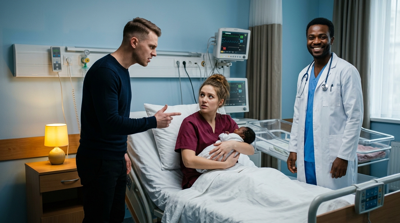 AZ ORVOS? 👀 Egy nő szült, de a férje kételkedett benne, hogy ő az apa. A férfi apasági tesztet csináltatott, és az eredmény meg fog lepni.