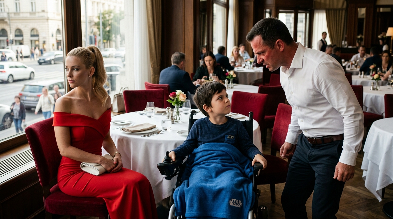 Kerekesszékben vitte el a fiát a találkozóra, hogy elijessze… de az egyedülálló apa reakciója mindent megváltoztatott.  Két órakor megszólalt a kávézó csengője, mintha valaki a szíve csengőjét csöngette volna meg.  Frank Caldwell abbahagyta a kávé keverését. Három éven át semmi más nem izgatta, mint egy orvosi jelentés, egy terápiás ütemterv vagy egy „fájdalommentes” reggel apró csodája. De két hétig egy Diane Winters nevű nő – egy briliáns, közvetlen vezérigazgató, akinek a humorérzéke őszintén mosolyt csalt az arcára – olyan üzeneteket küldött neki, amelyek mintha ablakot nyitottak volna egy zárt házban.