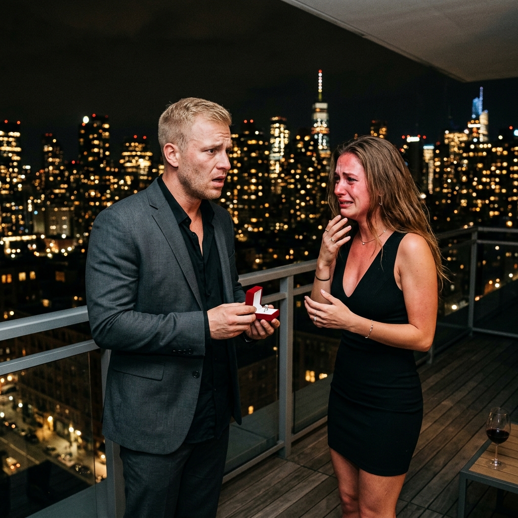 A barátom a születésnapomon kérte meg a kezem, és remegő kézzel igent mondtam. Erre kitört a nevetés: „Csak egy tréfa!” A barátai lefilmezték a megaláztatásomat a YouTube-ra. De néhány héttel később a vicc rajta volt… Olivia Bennett a nevem, és a tavalyi születésnapomnak felejthetetlennek kellett volna lennie a lehető legjobb okból. Épp huszonnyolcadik lettem. A barátom, Ryan Thompson, hetek óta furcsán figyelmesen viselkedett – randevúkat tervezett, szorosabban fogta a kezem, úgy beszélt a „jövőről”, hogy a szívem hevesebben vert. Három éve voltunk együtt, egy kis lakásban éltünk a texasi Austinban. Őszintén hittem, hogy a házasság felé tartunk. Ryan elmondta, hogy egy kis születésnapi összejövetelt tervezett egy belvárosi tetőtéri bárban. Amikor megérkeztünk, körülbelül tíz legközelebbi barátunkat láttam várni mosolyogva, a kezükben már telefonnal. Nem tulajdonítottam neki nagy jelentőséget. Normális volt, hogy az emberek születésnapokat filmeznek. Halkan szólt a zene, és a város fényei vibráltak mögöttünk. Az éjszaka közepén Ryan megkocogtatta a poharát, és mindenki figyelmét kérte. Remegni kezdett a kezem. Benyúlt a kabátja zsebébe, letérdelt, és előhúzott egy kis bársonydobozt. A világ mintha csak kettőnkre szűkült volna.  „Olivia” – mondta elcsukló hangon –, „te vagy a legjobb barátnőm. Hozzám jössz feleségül?”