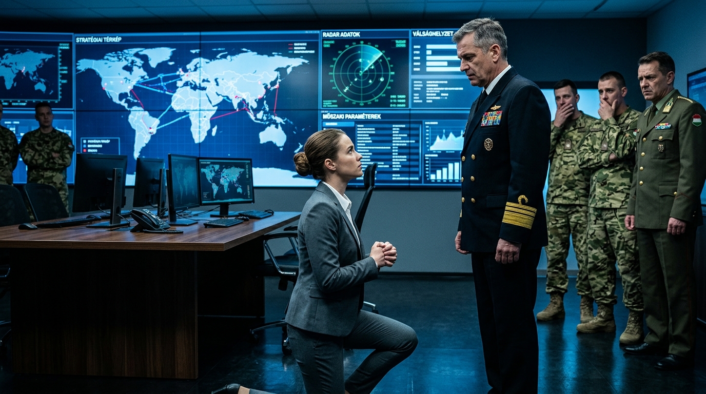 „Nyugodj meg! Itt nem beszélhetsz!” A tábornokok hívták a biztonságiakat – majd a közös hatósági engedélyük megfagyasztotta a haditermet…