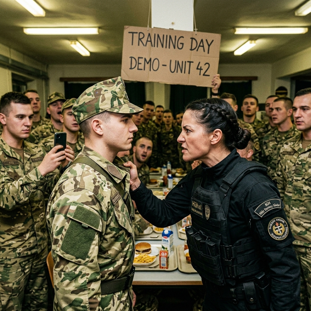 „Férfias álláspontot foglalsz el” – gúnyolták – másodpercekkel később megbánták.  Az első hiba, amit elkövettek, az volt, hogy úgy ugrottak az asztalára, mintha az övék lenne. A második az volt, hogy azt hitték, a sarokban ülő csendes nőt meg kell félemlíteni. A Norfolk haditengerészeti állomás étkezdéjében megszokott reggeli káosz uralkodott – csörömpölő fémtálcák, főző kávé, ESPN-hírek villództak a félig ébren lévő tengerészek tömege felett. A távoli sarokban, egy pislákoló fénycső alatt, egy nő ült egyedül. Feje kissé lehajtott. Egyenruhája makulátlan. A névszalagot szinte mindenki figyelmen kívül hagyta, aki elhaladt mellette.  MARA SELENE. A legtöbbek számára ő csak háttérzaj volt. Logisztika. Papírmunka. Az a fajta tengerész, akit az emberek gondolkodás nélkül figyelmen kívül hagytak. De a négy frissen toborzott, akik az asztalához közeledtek, nem így látták. Colt lecsapta a tálcáját vele szemben, elég hangosan ahhoz, hogy mindenki felfigyeljen. Aiden, Jace és Ryan laza félkört alkotva fogták közre. A közeli beszélgetések akadoztak, mintha maga a szoba is érezte volna a fokozódó feszültséget, és nem tudta volna, hová fog kilyukadni.  Colt előrehajolt, hangja éppen annyira volt hallható, hogy magára vonja a figyelmet.  „Férfias helyen ülsz” – mondta vigyorogva. „Tudod ezt, ugye?” Mara még a fejét sem emelte fel. Nyugodtan vágta bele a tojásait, villája biztos, sietség nélküli volt.  „Egy olyan pozícióban ülök, amit kiérdemeltem” – válaszolta nyugodtan. „Befejezted a gyakorlást, vagy van még valami?” Aiden élesen és gúnyosan felnevetett. „Hallod ezt? Vannak viccei. Logisztika Barbie azt hiszi, hogy egyenruhában a helye.” Jace becsúszott mellé az ülésre, bezárva a rést. „Voltál már valaha nyílt vízen, drágám? Vagy csak jól bánsz a billentyűzettel?”