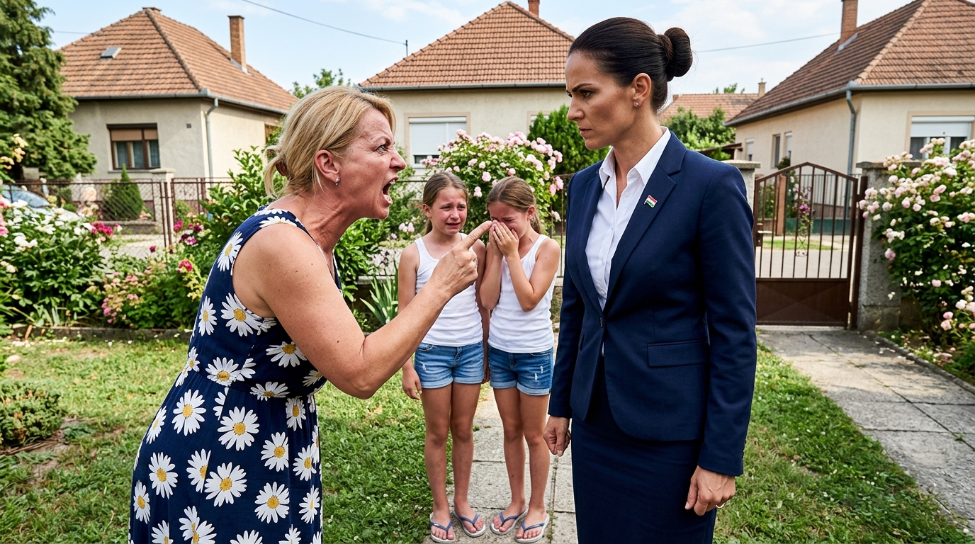 Az a nő csak a bőrszínük miatt diszkriminálja a két lányomat.