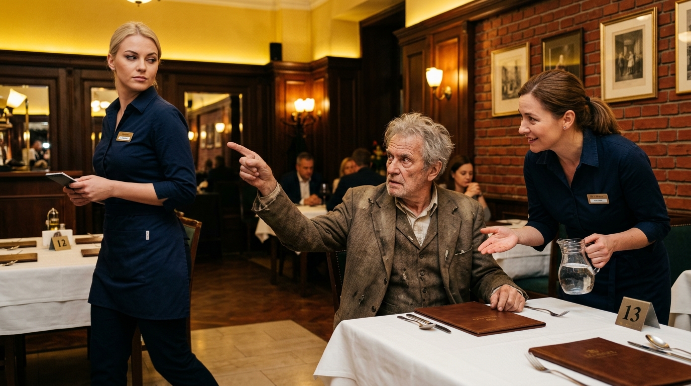 “GONDOZZ A SZEGÉNYEKRŐL” 😡 Egy pincérnő elhamarkodottan ítélt el egy szegény idős embert, aki éppen ételt rendelt volna, de nem tudta, hogy övé az étterem. Mit gondolsz, mi fog történni ezután?