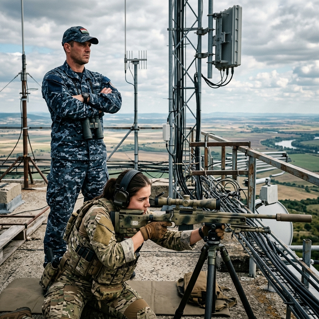 „KIT CÉLOZ?” – A FÓKAPARÁNC MEGMEREVEDT, MIKÖZBEN 3247 MÉTERES LÖVEDÉSE ÁTSZÚRTA A VÖLGYET.  „Kit céloz?” Luke Navarro parancsnok nem azért kérdezte, mert kételkedett a lövöldözőben. Azért kérdezte, mert a kommunikációs főnöke soha nem hangzott így – félig áhítattal, félig félelemmel –, miközben az afganisztáni Peek-völgyre meredt. Egy olyan helyre, amely elnyelte a csapatokat, és visszaverte a soha el nem felejthető rádióhívásokat. Egyetlen embert üldöztek: Farid Daryanit. Egy tálib parancsnokot, akinek a lesállásai túl sok barátját temették el. A hírszerzés a fény első fényében egy összeomlott kőből készült előőrs közelébe helyezte – körülvéve, védve, és messze minden ésszerű lőtávolságon túl. Aztán Mara „Thorne” Caldwell altiszt jelentkezett. Hivatalosan a haditengerészet JTAC-je – levegő-föld koordináció. Nem hivatalosan valami egészen más volt. Mielőtt átállt, Mara tengerészgyalogos felderítő mesterlövész volt. Az a fajta, aki úgy bánik a türelemmel, mint az oxigénnel. Puskatokja ütött-kopott volt, örökölt. Benne egy nagyapjától – egy legendás mesterlövésztől – örökölt, egyedi tervezésű zárszerkezet pihent, akinek a kézzel írott jegyzetfüzete még mindig a tokban volt.  Egyetlen sor meredt vissza rá:  „A legnehezebb lövés az, amelyet úgy döntesz, hogy nem adod le.” Hajnalban bemásztak a rejtekhelyükre. A hő vibrálása délibábmá változtatta a völgyet. A szelek figyelmeztetés nélkül megváltoztak. Navarro figyelte, ahogy Mara porörvényekből, madármozgásból és pengevékony árnyékváltozásokból építi fel a lövési megoldását. Daryani lépett a látóterébe. Mara nyugodtan követte. Aztán – megdermedt.  Nem Daryanin. Az árnyékon. „Egy második lövész” – mormolta. Navarro gyomra összeszorult. A hírszerzés figyelmeztetett „Sápadt Farkasra” – egy felbérelt mesterlövészre. Egykori amerikaira. Egy szellemre, aki lehetetlen távolságokból vadászik. „El tudod vinni?” – suttogta Navarro. Mara egyetlen mikroszkopikus korrekciót végzett. Aztán várt. A másodpercek órákra nyúltak. Amikor a puska végre elpattant, nem üvöltött