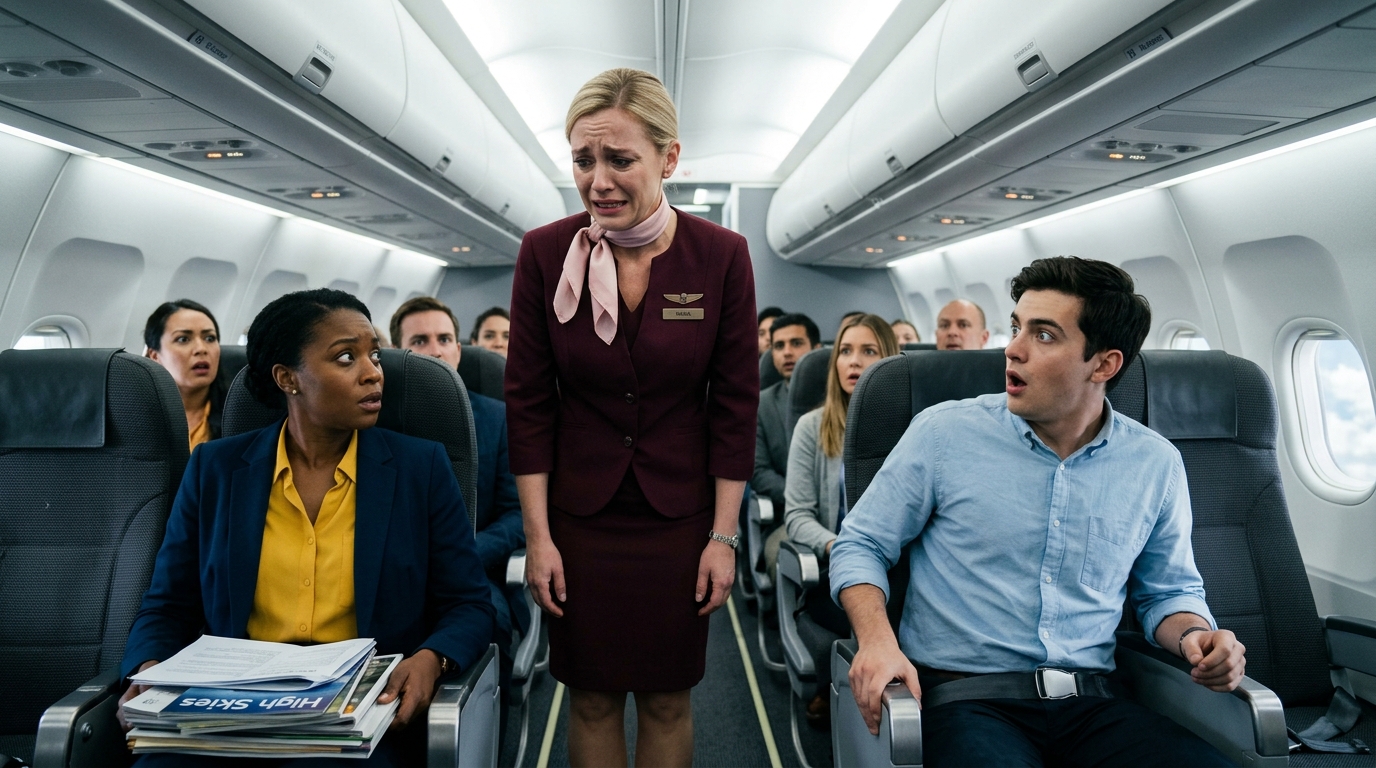 A stewardess felismerte a fekete nőt, ráöntötte a pohárból a levest, és ami ezután a gépen történt, mindenkit megdöbbentett.  Amikor a stewardess a repülőgép folyosóján sétált, és nem ismerte fel a nőt, odalépett hozzá, és hirtelen provokatív módon megkérdezte: „Miért vagy ilyen csendes, mintha minden olyan kényelmetlen lenne körülötted?” És miért ülsz itt? Mutasd a repülőjegyedet. „A nyugodt és közömbös nő csak egy ferde mosolyt mutatott, ami még jobban feldühítette a légiutas-kísérőt. A légiutas-kísérő, akit a nő közömbös tekintete dühített, rájött, hogy figyelmen kívül hagyják, miközben megpróbálta uralni a helyzetet mindenki előtt, úgy érezte magát, mintha ő lenne a repülőgép pilótája, pedig valójában csak egy légiutas-kísérő volt. 😨😨 A fekete nő türelmesen hallgatott az utolsó pillanatig, miközben az összes utas figyelte őket, várva, hogy kitörjön egy újabb konfliktus. A légiutas-kísérő, akit elpirult a nő közönye miatt, egy pillanatra megállt a pohárral a kezében, majd hirtelen ráöntötte az összes levest büntetésből. Ami ekkor a repülőgépen történt, mindenkit megdöbbentett.