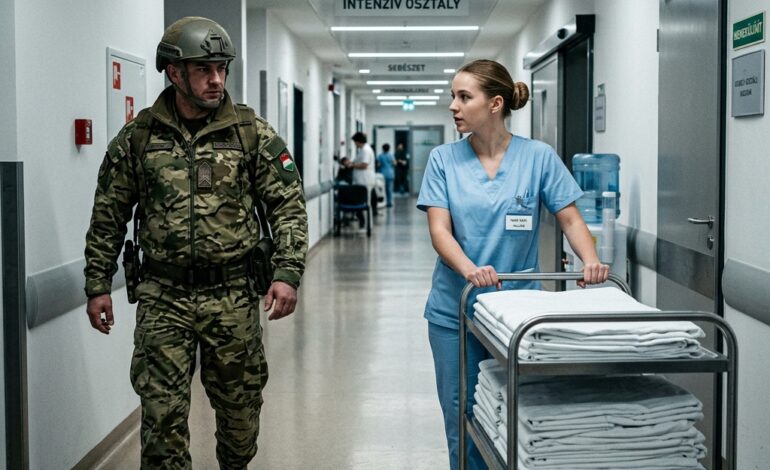 Ő volt az az új ápolónő, akit mindenki alábecsült – mígnem egy helikopteres személyzet besétált érte, hogy érdeklődjön. Az óra 9:45-öt mutatott. A nehéz, elektromos csend, ami a 312-es szobában a kék kód után az osztályra telepedett, hangosabbnak tűnt, mint az azt megelőző káosz. A pánik elmúlt – de visszhangja a szoba minden sarkában ott motoszkált. Raina Hale, az osztály legújabb ápolónője, már visszatért a feladataihoz. Módszeresen letörölte a mentőkocsit, mozdulatai nyugodtak és pontosak voltak. A kezei nem remegtek. Az arckifejezése nem változott. Mindenki más számára még mindig ugyanaz volt, aminek az első naptól fogva nevezték – a „csendes szellem”. a „holt teher”. És mégis, mindössze percekkel korábban ugyanezek a kezek félelmetes hatékonysággal mozogtak – hidegen, pontosan, szinte mechanikusan –, miközben újraindította egy férfi szívét, miközben a körülötte lévő tapasztalt személyzet tétovázott. Dr. Peterson, az idős rezidens, aki habozás nélkül gúnyolta, nem mozdult. Még mindig figyelte, próbálta felfogni, amit az előbb látott.  „Hol tanultad ezt?” – kérdezte végül hitetlenkedve, a hangja valahol a csodálat és a szakmai zavarodottság között csengett. „Ezt a precizitást?”  Raina nem nézett a szemébe. Szinte azonnal elszakította a tekintetét, hangja halk, szinte távoli volt.  „Dolgoztam már olyan helyeken, ahol nincs helye a hibáknak.”  A válasz ott lebegett a levegőben – homályos, hiányos, mélységesen kielégíthetetlen. Több kérdést vetett fel, mint amennyit megválaszolt.  De nem állította meg Brendát.  A főnővér előrerontott, tekintélye láthatóan megingott, arca kipirult a dühtől.  „A protokollon kívül cselekedtél, Hale!” – csattant fel. „Nincs szükségünk gazember hősökre, akik figyelmen kívül hagyják az eljárást az én emeletemen.”  Raina kissé lehajtotta a fejét, és visszatért abba a szerepbe, amit gondosan játszott – a csendes, tapasztalatlan újonc.  „Sajnálom” – mondta halkan. „Túlléptem a határt.” Nem kért bocsánatot egy élet megmentéséért.