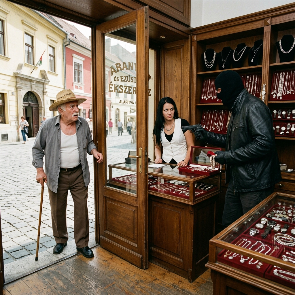 TOLVAJ Egy idős férfi vett egy értékes ékszert, de a helyi alkalmazott figyelmeztette a bűnözőket, hogy rabolják ki a férfit, mielőtt távoztak. Amit nem tudtak, az az volt, hogy mindez a terv része volt.