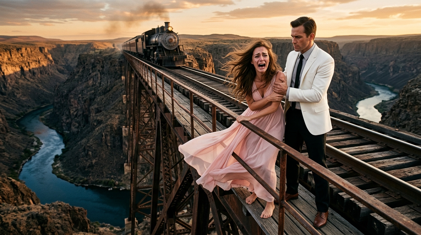 Egy férfi lökte le a feleségét a mozgó vonatról, meg akart szabadulni tőle és elvenni a vagyonát, de el sem tudta képzelni, mi fog történni pár perccel később 😨😲