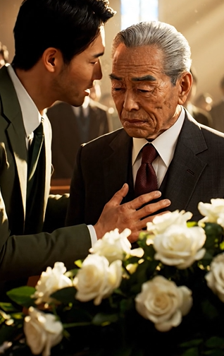 娘の葬儀で、娘婿が私の方に身を乗り出し、「24時間以内に私の家から出て行け」とつぶやいた。