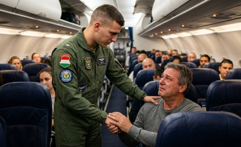 Csak egy egyedülálló apa volt a 12F ülésen… Amíg egy F-22-es parancsnok meg nem szólalt: „Üdv újra, Vipera Egy” Csak egy csendes egyedülálló apa volt a 12F ülésen – Amíg a gép el nem tért, és egy F-22-es parancsnok fel nem szállt… érte A kerekek alig landoltak az Andrews Légibázison több mint egy perce, de a kereskedelmi repülőgép belsejében a légkör máris nehézzé vált – természetellenesen mozdulatlanná, fullasztóvá. Ez nem volt rutin. „Ez teljesen elfogadhatatlan” – csattant fel Logan Carter, miközben megigazította szabott dzsekijét a 12D ülésen. Hangja élesen csengett, mint aki nincs hozzászokva a kellemetlenségekhez. „Egy Légibázis? Megbeszélésem van. Gondoskodom róla, hogy a légitársaság működési engedélyét felülvizsgálják emiatt.” Senki sem válaszolt. A 12E ülésen Lena Hayes hadnagy mereven ült, minden izma megfeszült. Korábban csendes, professzionális távolságtartással figyelte a repülést. De ez a nyugalom eltűnt. Helyét valami hidegebb vette át. Felismerés. Aggodalom. Kinézett az ablakon – nem a hangárokra, nem a kifutópályára – hanem a két fekete katonai terepjáróra, amelyek a repülőgép felé száguldottak.  Hangja halk, feszült volt a nyugtalanságtól.  „Azok nem biztonsági járművek” – mondta. „Az egy parancsnoki kíséret.” A konyhában Ava, a fiatal légiutas-kísérő, dermedten állt, miközben a főnöke a pilótafülkéből kiragadta a telefont. A nő arca teljesen elsápadt. „Ők… beszállnak” – hallotta Ava a suttogását. „Azt akarják, hogy nyissák ki az ajtót. Azonnal.” Feszültség hulláma terjedt szét a kabinban. Az utasok nyugtalan pillantásokat váltottak. Kérdések lebegtek a levegőben – de válaszok nem érkeztek.