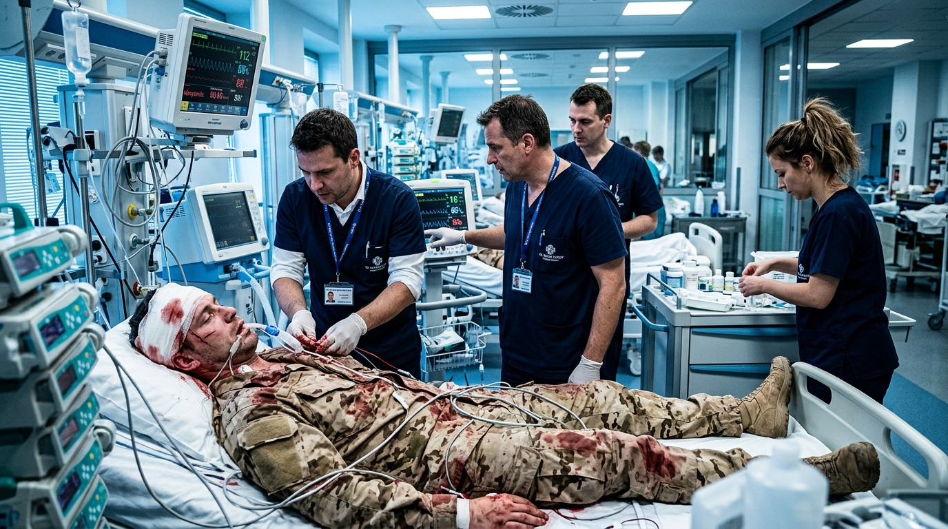 A fiatal milliomos orvos mindenki előtt megalázta az 54 éves ápolónőt, anélkül, hogy elképzelte volna a rémisztő titkot, amit rejtegetett. A mexikóvárosi exkluzív Polanco negyedben található tekintélyes Katonai Regionális Kórház fénycsövei klinikai intenzitástól zümmögtek. Ez nem egy állami kórház volt, ahol az emberek órákat vártak volna zsúfolt folyosókon; ez egy rozsdamentes acélból készült, márványból készült szentély volt, amelyet az ország politikai elitjének és felső vezetőinek terveztek. Ebben az arrogancia és kifogástalan fehér köpenyek ökoszisztémájában Rosa Elena Márquez egy szellem volt. 54 évesen Rosa lassú, módszeres léptekkel járt, kissé húzva a jobb lábát, ami a fővárosi eső páratartalmával csak súlyosbodott. Két számmal nagyobb egyenruhát viselt, alakját egy kopott kendő takarta. Puha bőrű kezei enyhén, de folyamatosan remegtek. A fiatal és arrogáns kórházi lakók számára egyszerűen csak „nagymama”, egy sétáló gúny. A legrosszabb mind közül Dr. Sebastian Villalobos volt. A 32 éves Sebastian egy elit magánegyetemen végzett, külföldi fizetett szakirányokkal rendelkező férfi volt a rezidensek vezetője. Pozícióját azonban nemcsak az értelmének, hanem a vezetéknevének is köszönhette; a köztársaság egy befolyásos szenátorának, egy érinthetetlen embernek a fia volt.  Azon a csütörtökön Sebastian a kórházban feküdt, és európai sportkocsija kulcsaival játszadozott. Körülöttük hízelgő orvosok kísérete nevetett klasszis vicceiken. “Uraim, tegyük ezt érdekessé” – mondta Sebastian, miközben előhúzott egy csomó bankjegyet. “Fogadok 10 000 pesóban, hogy Rosa nagymama nem bírja ki ebben az osztályon a hétvégéig.” Figyeljétek meg, hogyan remeg a keze, amikor egy egyszerű, 3 oldalas dossziét lapozgattok. Ha igazi vészhelyzet adódik, szívrohamot fog kapni. “Ez kockázatot jelent a magas rangú betegeim számára.”  Csapattársai nevettek és elfogadták a fogadást, 500 és 1000 pesós bankjegyeket tettek le a pultra, éppen akkor, amikor Rosa elment mellettük egy nehéz, ellátmánnyal teli kocsit tolva. Minden szót hallott, minden gúnyt a koráról és a remegését illetően. A férfi lesütötte a tekintetét, lenyelte a megaláztatást, és addig szorította az ujjperceit, amíg kifehéredtek. Szükségem volt a munkára. Halkan kellett viselkednem.  De névtelenségének nyugalma darabokra szakadt este 6 órakor. A város szürke egét átszelő szirénák nem civil mentőautók voltak, hanem páncélozott katonai járművek hangos üvöltése.  Az állomás rádiója statikus zajban robbant. “Fekete kód!” 3 perc múlva! Több különleges műveleti áldozat. “Kiemelt célpont kritikus állapotban.” A káosz elöntötte a traumatológiai helyiséget. Sebastian kétségbeesetten parancsokat kezdett kiabálni, vért és mellkassebészeti tálcákat követelve. A dupla ajtók durranással kinyíltak, és 4 katonai rendőr lépett be egy friss vérrel szennyezett széket kísérve. Felette Javier Reyosa parancsnok feküdt, egy óriás, aki elit egységeket vezetett az ország legforróbb területein. Több lőtt sebe volt, de a legriasztóbb seb egy hatalmas vérzés volt a nyakán. “Vigye az 1. asztalhoz!” „ – kiáltotta Sebastian, miközben a beteg fölé vetette magát. A monitoron a vérnyomás zuhanása és az oxigénszint zuhanása látszott. A parancsnok kínjában hevesen izgatott volt, küzdött az orvosok ellen. „Fogják le!” Seb van a nyaki ívben, intubálni kell most!” – parancsolta a fiatal orvos, akit elvakított saját egója és adrenalinszintje.  Rosa a sarokból figyelte. Szeme, amely korábban engedelmes volt, most milliméteres pontossággal pásztázta a katona testét. Látta azt, amit a 32 éves „zseni” figyelmen kívül hagyott. A parancsnok légcsöve balra tátongott. Mellkasának jobb oldala nem mozdult.  „Doktor úr” – mondta Rosa, hangja hirtelen határozottá vált. „Tenziós légmelle van. Nem tudja intubálni, az összeesett tüdő összenyomja a szívét.” „Fogd be a szád, és tűnj el innen, te haszontalan vénasszony!” – ordította Sebastian, maszkja vérrel fröccsent. „Biztonsági őrök, hozzák ki ezt a portást!”