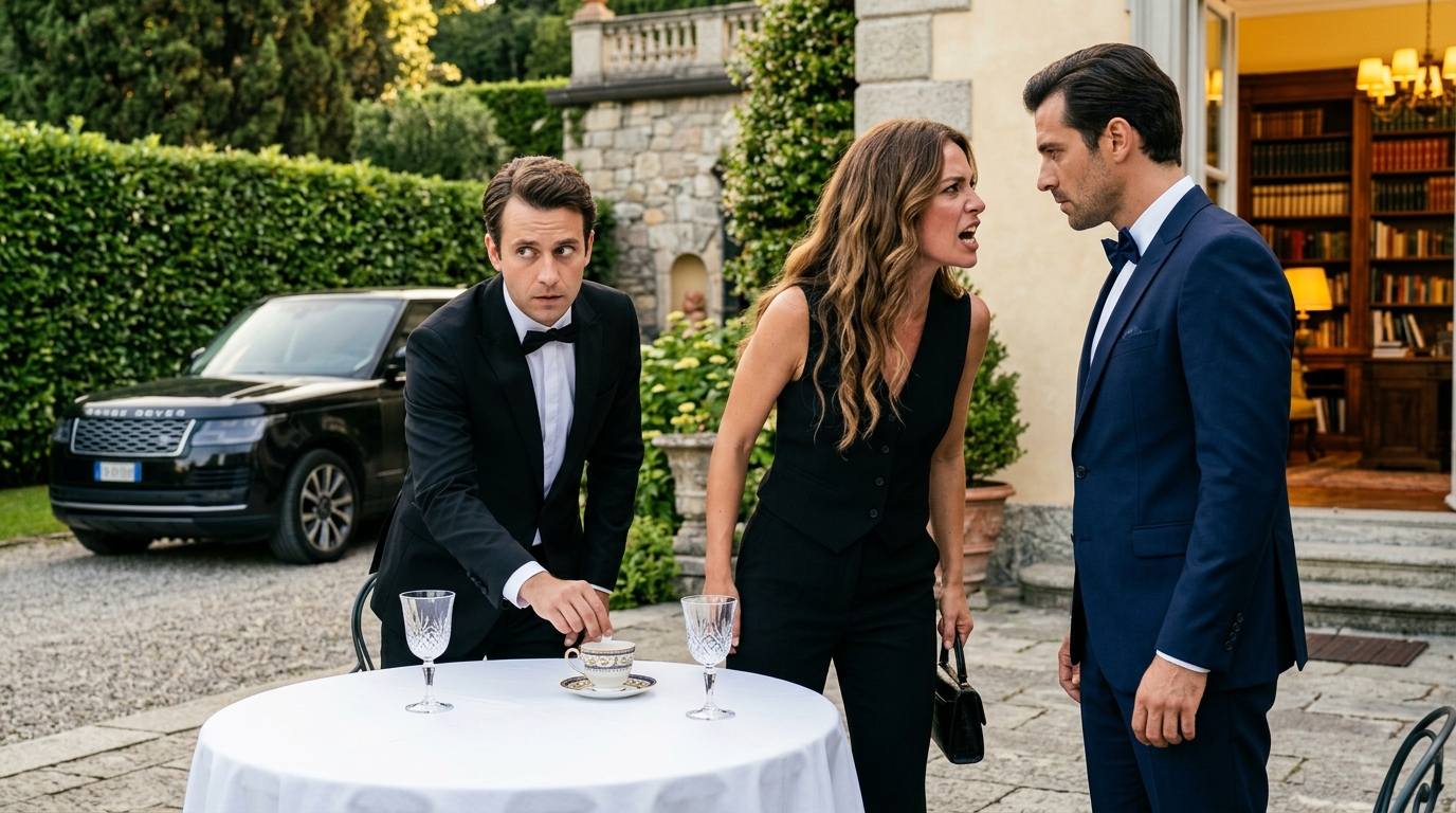 „Fogd a táskáidat. Menjünk. Tegyél úgy, mintha semmi sem történt volna” – mosolyogtak apám és a nővérem a nagymama 82. születésnapi partiján a tóparti házban, amikor a férjem odahajolt és ezt suttogta. Azt hittem, túlreagál, amíg be nem zárta az autó ajtaját, és azt nem mondta: „Valami nagyon, nagyon nincs rendben.” Rájöttem, hogy ez valami sokkal sötétebb dolog kezdete. Tizenöt perccel később hívtam a rendőrséget.  Audrey vagyok. 34 éves vagyok, és igazságügyi könyvvizsgálóként dolgozom. Korábban azzal töltöttem az időmet, hogy olyan pénzt kerestem, amiről az emberek azt hitték, elég jól elásták ahhoz, hogy elfelejtsék.  De múlt szombaton, amikor a szépen nyírt gyepen álltam, a vonósnégyessel a pavilonban, a családommal pedig egy gyöngy nyakláncot viselő 82 éves nő mellett mosolyogva egy fotóhoz, lemaradtam életem legszörnyűbb jelenetéről, amíg a férjem meg nem látta először.  Liam az a típus, aki észreveszi, ha egy árnyék rossz irányba vetül egy szobában. A bulin még többet vett észre.  Látta Dantét a nagymamám teáskészlete mellett. Látta apámat őrködni az ajtóban.  Látta a két férfit az emeleten, akiket apám régi barátokként mutatott be, az egyik bíró, a másik közjegyző, akiknek semmi okuk nem volt a születésnapi torta közelében lenni.  Aztán megmutatta nekem a fotót, amit készített, mielőtt kihúzott.  Egy homályos fotó. Egy bőr aktatáska enyhén félig nyitva az ablak mellett. És belőle kiállt, olyan tisztán láthatóan, hogy a hátamon végigfutott a hideg, egy “Beatrice C. Miller végrendelete” című dokumentum, rajta egy dátummal.  Mielőtt elértük volna a járőrkocsit, felhívtam a 911-et.  Ahogy átszáguldottunk a birtok kapuján, a járőrkocsival mögöttünk, a négyfős csoport megállt, a vendégek suttogtak egymás között, apám pedig bánatot és szorongást színlelt, mintha begyakorolta volna. Az iroda üres volt.  A férfiak eltűntek. Nagymamám szinte mozdulatlanul rogyott össze a székében, a teáscsésze, aminek az egész történetet el kellett volna mesélnie, a makulátlan tálcán hevert.  Aztán apám azt tette, amit az olyan férfiak, mint ő, mindig tesznek, amikor pánik tör ki egy békés környéken.  Megváltoztatta a történetet.  Hirtelen én lettem az a labilis lány. Átadott egy rendőrtisztnek egy olyan mentálhigiénés klinikáról származó papírokat, ahol még soha nem jártam.  A nővérem, Brittany, ott állt a gyémántjaival és lágy, együttérző hangon, és arról beszélt, hogy a család „már régóta” aggódik értem.  Másnap reggelre távoltartási végzést adtak ki, ami megakadályozta, hogy a nagymamám közelébe kerüljek.  Délre Brittany tökéletes természetes fényben zokogta az interneten az „elmezavarom” miatt, és olyan emberek, akikkel évek óta nem vettem fel a kapcsolatot, hirtelen imáról, gyógyulásról és terápiáról küldtek üzeneteket.  A nap vége előtt a cégem felfüggesztett egy névtelen panasz miatt, ami a mentális egészségemre és a céges erőforrások helytelen felhasználására vonatkozott.  Ekkor értettem meg, hogy ez nem egy kétségbeesett tréfa a születésnapi asztal körül.  Ez egy teljes körű szabotázsterv volt.  El akarták szigetelni, engem hitelteleníteni, és el akarták szívni a családi vagyont, mielőtt bárki, aki elég épelméjű ahhoz, hogy elolvassa a papírokat, megállíthatná őket.  És a színlelt aggodalom, a zárt ajtók és a hirtelen körülöttem lévő csend közepette rájöttem, hogy az ilyen embereket csak úgy győzhetem le, ha abbahagyom a vitatkozást a történeteikkel, és elkezdem figyelni a számaikat.  Aztán az egyik ápolónőjének sikerült kapcsolatba lépnie velem.  Egy régi csipkés zsebkendőt csúsztatott a kezembe a parkolóban, mondván, hogy a nagymamám elrejtett valamit a szegélyében, és elment, mielőtt bárki megláthatott volna minket.  Amikor kinyitottam, és megláttam az apró betűket az anyagba varrva, tudtam, hogy a nagymamám már nagyon régóta készült erre a napra, hosszabb ideig, mint bármelyikünk gondolta volna.