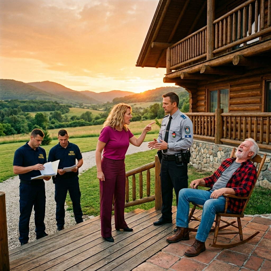 Karen háztulajdonos küldte a járőrcsapatot, hogy betörjenek a farmomra – nem tudván, hogy a seriff bent van Vágd ki a zárat. Karen Whitmore hangja úgy érte a házam elülső részét, mint egy tűzjelző – éles, harsány, és annyira meggyőződve saját tekintélyéről, hogy úgy tűnt, észre sem veszi, ahogy a világ azonnal megdermed körülötte. Bent voltam a pajtában, félig a régi John Deere alatt, egy kulccsal a kezemben, és próbáltam kicsavarni egy makacs reteszt, amely úgy döntött, hogy a rozsdásodás miatt elpusztul. A déli hőség a bádogtetőre nyomta a vizet, és valahányszor a szél átfújt a kukoricán, lassú suttogásként hangzott. Aztán fém csattanása hallatszott. Semmi nyikorgás. Nem olyan csattanás, amit kapucsapódásként lehetne figyelmen kívül hagyni. Egy tiszta, erőszakos pukkanás – mint egy csonttörés –, amit valami nehéz tompa puffanása követett, ahogy a földbe zuhant. Kicsúsztam a traktor alól, a farmeromba töröltem a kezem, és a pajta nyílásához sétáltam. Por szállt a napfényben. Ahol álltam, láttam a bejárati kapumat, a kavicsos utat és a mögötte elterülő megyei utat. Három fehér teherautó parkolt oldalirányban a kocsifelhajtómon, mintha egy bűntény helyszínét állnák el. Mindegyik ajtaján élénkzöld és arany színű társasházi embléma díszelgett – Cypress Ridge Estates –, mintha egy matrica egy külvárosi kisteherautót járőrkocsivá változtatna.  Neon mellények. Napszemüvegek. Csipeszek. Telefonok a kezükben, kamerák forognak. Egy kis csoportnyi szomszéd sorakozott a kerítés túloldalán, arcukon a kíváncsiság és az a mohó izgalom keveréke tükröződött, amit az emberek akkor éreznek, amikor azt hiszik, hogy valaki más élete darabokra hullik szórakozásból.  És pont a közepén állt Karen Whitmore, vörös arccal és önelégült dühtől remegve, úgy öltözve, mintha szalagátvágóra menne. Fehér blézer. Élénk rúzs. Olyan fényes napszemüveg, hogy szinte látni lehetett benne a tükörképét. A kapumra mutatott azzal a merev, drámai mozdulattal, mintha a tükörben gyakorolta volna.  „Ez a terület társasházi ellenőrzés alatt áll!” – kiáltotta. „Megtagadják a megfelelést!” Nem mentem gyorsan. Nem is kellett. Lassan haladtam, ahogy az ember szokott, amikor azt akarja, hogy a kamerák nyugodtan elkapjanak. Letettem a villáskulcsot egy bálára, kimentem a napsütéses vasárnapra, és megálltam a verandámon, a kávésbögrémmel a kezemben. Már a telkemen voltak. Láttam a törött zárat ferdén lógni, a reteszt elcsavarodva, a láncot lazán és elferdülve. Stan – Karen férje – úgy tartotta a csavarvágót, mintha egy gonosztevő búvóhelyét vágta volna át. Don, a nyugdíjas biztonsági őr, aki minden hobbit túl komolyan vett, mellkasmagasságban tartotta a telefonját, mintha dokumentumfilmet forgatna. Marv, a közösségi önkéntes, egy írótáblát tartott a hóna alatt, és olyan lelkes mosolyt pillantott meg, amit azokon az embereken látunk, akik szeretik a drámát, de soha nem akarnak következményeket.  Karen felemelte a mappáját – vastagabb volt, mint egy Biblia, tele olyan papírokkal, amelyek itt kint semmit sem jelentettek –, és felém bökte, mint egy kitűzőt. – Thompson úr! – kiáltotta át az udvaron, elég hangosan ahhoz, hogy a kerítés mellett álló tömeg is hallja. – Ez egy hivatalos lakóközösségi biztonsági ellenőrzés. Jelentéseket kaptunk illegális tevékenységről ezen a telken. Együttműködnek, különben jogi lépéseket tesznek Ön ellen.  Iskortyoltam a kávémat. Aztán elmosolyodtam, nem azért, mert vicces volt – bár nevetséges volt –, hanem azért, mert Karen nem értett valamit, ami már jóval azelőtt igaz volt, hogy a Cypress Ridge Estates egy fejlesztő álma lett volna a tervrajzokon. Itt kint a vonalak számítottak. A határok számítottak. És a tekintély nem olyasmi volt, amit az otthoni irodádban egy levélpapírra nyomtattál. Valami olyasmi volt, amit a törvény, a cölöpökbe égetett megyei pecsétek, a telekkönyvi okiratok, az övezeti térképek és a joghatóság csendes súlya ismert el. A könyökömet a tornác korlátjára támasztottam, és pont elég hangosan beszéltem, hogy elhallgassam. – Biztos vagy benne, hogy a megfelelő joghatóságban vagy, Karen? Azt tette, amit mindig is tett – úgy biccentette a fejét, mintha egy rosszul viselkedő gyerekkel lenne dolga. – Ne viccelj velem. Ez a föld hatással van a közösségünkre. A te… műveleted… közérdekű.  – Művelet – ismételtem halkan, mintha ízlelgetném a szót. – Ez egy elegáns módja annak, hogy azt mondd: ’egy farm’.  Az orrlyukai kitágultak. – Figyelmen kívül hagytad a közleményeket. Figyelmen kívül hagytad a büntetéseket. Figyelmen kívül hagytad a táblát. És most meg fogod tanulni, hogy néz ki a végrehajtás.  Mögötte Stan feszengve fészkelődött. Természeténél fogva nem volt gonosz ember. Csak az a fajta fickó volt, aki feleségül ment egy hurrikánhoz, és évekig azt mondogatta magának, hogy a kezével le tudja tartani a tetőt. Don és Marv azonban izgatottnak tűntek. Mintha ez lett volna az ő pillanatuk, hogy hőst játsszanak anélkül, hogy egy igazi gonosztevő veszélye fenyegetné őket.  Karen ismét felemelte a hangját a kameráknak. – Vedd fel. Megtagadja a megfelelést. A HOA járőrcsapata a vészhelyzeti közösségi biztonsági rendelkezések értelmében folytatja az ellenőrzést. Majdnem felnevettem, de megőriztem a remegő arckifejezésemet. – Karen – mondtam olyan nyugodtan, mint ahogy a szél fújt a mezőim között –, birtokháborítást követsz el.  Olyan magabiztossággal vett rólam tudomást, mint akit életében még soha nem kényszerítettek arra, hogy nyugton üljön és meghallgassa a „nem” szót. Lengette manikűrözött kezét, és vakkantott.parancsokat. „Szétszéledjetek szét. Ellenőrizzétek a pajtát. Ellenőrizzétek a fészereket. Dokumentáljatok mindent. Ha veszélyes anyagokat találtok, értesítjük a 6-os csatornát.”  A kerítés vonalánál álló tömeg mormogott. A telefonok egyre magasabbra emelkedtek. És tizenöt méterre – közvetlenül a pajta ajtaján túl – a vendégházban, amely a főépületem mellett állt, a megyei seriff a konyhaasztalomnál ült, kalapja a mellette lévő széken, és kávét kortyolgatott, mintha egy lusta hétvégi reggelen lenne.