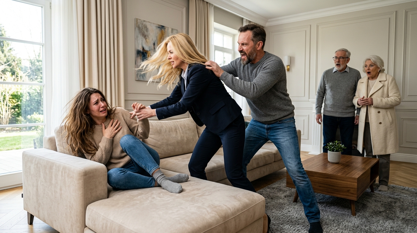 Még mindig emlékszem a hideg mosolyra az arcán, amikor azt suttogta: „Senki sem fog hinni neked.” Pillanatokkal később a padlón feküdtem, fájdalom hasított a testembe, a világ forgott, miközben segítségért kiáltott – áldozatot színlelve. Mindenki a mellé sietett. Mindenki hitt neki. A terve tökéletes volt… majdnem. Mert amit nem tudott, az az volt, hogy láttam valamit – valamit, ami örökre tönkreteszi a kis teljesítményét. És amikor kiderül az igazság… valakinek az élete darabokra hullik.