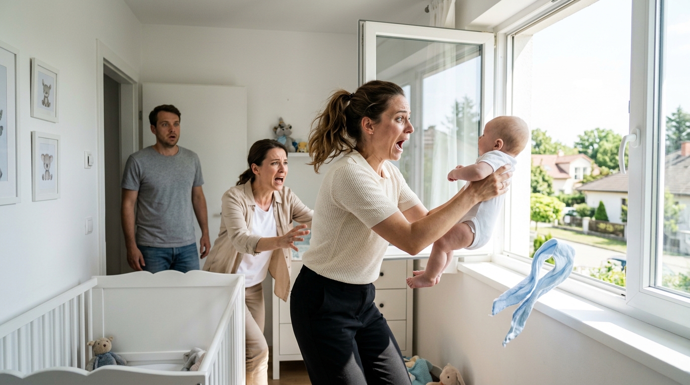 Amikor a meddő sógornőm „véletlenül” újra és újra veszélybe sodorta a babámat – majd két emelettel feljebb egy nyitott ablak mellett hagyta, mindenki paranoiásnak nevezett… Amíg…  Amikor először megtudtam, hogy terhes vagyok, sógornőm, Bridget reakciója nem öröm volt – valami hidegebb. A mosoly, amit azon a napon a családi vacsorán rám vetett, nem érte el a szemét. Megölelt, gratulált, azt mondta, hogy nagyon örül nekünk. De én éreztem – a feszültséget a vállában, az erőltetett melegséget a hangjában. Bridget hét éve próbálkozott gyerekkel. Sikertelen kezelések, vetélések, végtelen orvosi látogatások. A terhességem nemcsak újdonság volt számára – egy seb.