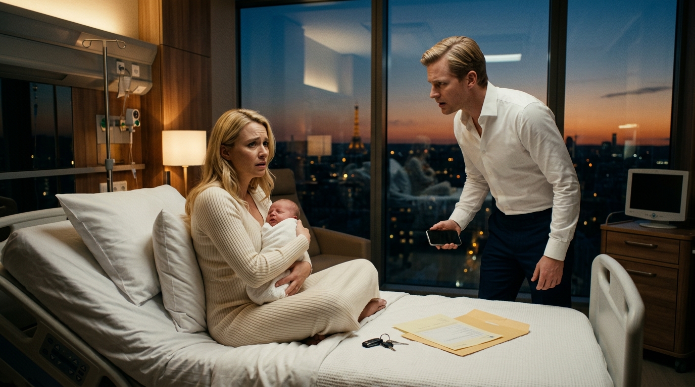 Miután mindössze három nappal korábban fogadtam a fiunkat, a férjem megkért, hogy menjek haza taxival egyedül a babával, amíg ő elvezet az autómmal egy családi vacsorára egy étterembe, amit hónapokkal korábban foglalt. Kimerülten és túlterhelten felhívtam apámat, és azt mondtam: MA ESTE VÁLTOZÁSRA VAN SZÜKSÉGEM.  HÁROM NAPPAL A SZÜLÉS UTÁN A FÉRJEM ELVITT AZ AUTÓMAT, HOGY ELÉLVEZZE A VACSORÁT, ÉS BÉKÉN HAGYOTT – AZTÁN FELHÍVTAM APUKAT. A Presbyterian különszobája még mindig fertőtlenítő és meleg ágynemű illatát árasztotta, azt a fajta tisztaságot, ami soha nem vigasztal, ha az egész tested fáj. Három napja számoltam vissza az órákat. Hetvenkét óra kimerültség, az a furcsa, gyengéd szeretet, amit senki sem magyaráz meg rendesen, és a nehéz fájdalom, ami a csontjaidban él, miután világra hoztad a babádat. Liam a karjaimban volt, a puha kasmírtakaróba burkolózva, amit anyám küldött, és teljes békével aludt, mint akit soha senki nem okozott csalódást. Három napos volt. És már kezdtem is megtanulni, milyen gyorsan válhat láthatatlanná egy nő a saját történetében, ha rossz férfi áll a szobában.  A nevem Amelia Sinclair, és délután 4:15-kor még mindig a leiratkozási papírokra vártam, amikor Tristan az ablak közelében befejezte a telefonhívást, zsebre vágta a telefonját, és felém fordult azzal a ragyogó, csiszolt mosollyal, amit jótékonysági gálákon és ügyfélvacsorákon használt.  „Jean-Pierre volt az” – mondta. „Ő tartja az asztalunkat.” Rám meredtem.  „A Le Bernardinben” – tette hozzá, mintha ez megmagyarázná, miért visel ropogós alsónadrágot a hazafelé ígért melegítőnadrág helyett. „Három hónapja várok, Amelia. És most már tudja, hogy megszületett a baba. A szüleim már jönnek a városba.”  Óvatosan a vállamra helyeztem Liamet.  „A szüleid?” Halkan nevetett, ahogy az emberek szoktak, amikor azt hiszik, hogy valaki indokolatlanul érzelgős.  „Igen, a szüleim. Ünnepelni akarnak.” Ránéztem az ágyam melletti bölcsőre, a kórházi jegyzőkönyvre, a karjaimban tartott babára, majd vissza a férjemre.  „Azt hittem, az volt a terv, hogy te hozol minket haza együtt” – mondtam. „Az első családi esténk. Anyám már küldte a vacsorát a lakásba.” Tristan mosolya kissé megfeszült.  „Amelia, ez melegített étel. Ez egy élmény.”  Valójában azt hittem, félrehallottam.  „Most született egy babám.” „Tudom.” „Három napja nem aludtam két óránál többet egyhuzamban.” „Tudom.” „Haza akarok menni a férjemmel és a fiammal.” Átment a szobán, leült az ágy szélére, és a lábamra tette a kezét, mintha kedves lenne. „Drágám, te és Liam itt tökéletes biztonságban vagytok. A kórház a legbiztonságosabb hely, ahová elmehettek. Elhelyezkedem egy autószervizben, elviszem a szüleimet vacsorázni, és utána rögtön hazamegyek. Aztán rendesen megünnepelhetjük a napot.” Rámeredtem. „Egy autószervizben.” „Igen.” „Azt akarod, hogy én és a háromnapos fiunk autószervizzel menjünk haza a kórházból, amíg te elviszed az autómat vacsorázni?” Túl gyorsan felállt, és a gyengéd férji arckifejezés pont annyi időre halványult el, hogy lássam a türelmetlenséget. „Az isten szerelmére, Amelia, ne csináld ezt nagyobbá, mint amilyen. Ez csak egy vacsora.” „Ez az első éjszakánk otthon.” „A szüleim is a család.” „És a feleséged és a fiad kik?” Ez egy pillanatra leesett a fejemben. Aztán elfordította a tekintetét. „Csak egy normális estét akarok” – mondta. „Egy estét, ami nem kórházszagú, és nem az etetési menetrend körül forog.” A szoba elcsendesedett. Liam halk hangot adott ki álmában. Remegő ujjakkal megigazítottam körülötte a takarót.  Aztán Tristan lehajolt, a lehető legszárazabban, legszórakoztatóbban megcsókolta a homlokomat, és a kulcsokért nyúlt az éjjeliszekrényen.  A Bentley kulcsai. Az én Bentley-m. A kis ajándék, amit magamnak vettem, mert megtehettem, mert akartam, mert felépítettem egy olyan életet, ahol már nem kellett senkinek az engedélye ahhoz, hogy jutalmazzam a saját mérföldköveimet.  „Elfogadom” – mondta könnyedén, megcsillogtatva a kulcsokat. „Könnyebb így a szüleimért jönni.” Nem válaszoltam neki. Nem bízhattam a hangomban. Csak Liam felé fordítottam az arcom, és egy perccel később becsukódott a férjem mögött az ajtó. A beálló csend olyan nagy volt, hogy építészetinek tűnt. Egy órával később bejött egy nővér a zárójelentésemmel és együttérző mosollyal. „Kész, drágám. A férjed parkol az autóval?” „Volt egy másik elkötelezettsége” – mondtam, és még nekem is üresnek tűnt a hangom. „Szükségem lesz egy taxira.” A kórház elhagyása kevésbé tűnt úgy, mintha hazamennék, inkább úgy, mintha valahonnan kiengednének, mielőtt készen állnék. Egy nővér besegített egy kerekesszékbe. Liam táskája a lábamnál hevert. A lenti portás besegített egy sárga taxi hátsó ülésére, aminek halványan régi bőr és légfrissítő illata volt. Megadtam a sofőrnek a Central Park West-i címet, és hátradőltem, miközben a város fénycsíkokban és féklámpák fényében suhant el mellettem. Félúton a belvárosban rezegni kezdett a telefonom. Egy fotó Tristanból. Kagylók. Tökéletesen bevonva. Gyertyafény. Kristály pohár. Apja zakójának széle a hátsó…kground. A felirat így szólt: Bárcsak itt lennél. A fésűkagylók hihetetlenek. Egy pillanatra elállt a lélegzetem. Aztán megnyitottam a Lépcsőházat. Egy kék pont a telefonomnak. Egy a Bentley-nek. Mindkettő a West 51. utcában. Le Bernardin. Még csak meg sem várta, amíg hazaérek, hogy eljátssza a figyelmességet. Amikor a taxi végre megállt a házunk előtt, Carlos, a portás, azonnal kijött, zavartan az arcán. „Mrs. Blackwood – nem egyedül vártuk.” „Én sem” – mondtam, mielőtt megállíthattam volna magam. Felsegített az emeletre. A lakás sötét, makulátlan és teljesen üres volt. Úgy kellett volna tűnnie, mint egy kezdetnek. Ehelyett megrendezettnek tűnt, mintha valaki előkészítette volna a jelenetet egy család számára, és elfelejtette volna belefoglalni az egyiket. Leültem a nagy bőrkanapére Liammal a karjaimban, és végre hagytam, hogy a könnyeim kicsorduljanak, csendesen, forrón és dühösen. Nem azért, mert gyenge voltam. Mert most láttam valamit először tisztán, és a tisztaság nem mindig vigaszt nyújt.  Újra ránéztem a telefonomra. A Bentley pötty nem mozdult. Még mindig ott volt. Nevetett. Evett. Egy olyan éjszakában élt, ahol nem számítottam. Így hát átfutottam a névjegyeimet, amíg találtam egy nevet.  Apa. Megnyomtam a hívás gombot. Kétszer csörgött. „Amelia” – mondta apám melegen és azonnal éberen. „Hogy van a lányom? Itthon vagy? Minden simán ment?” Lenéztem Liamre, majd a padlótól a mennyezetig érő ablakokon át a csillogó parkra, és kimondtam a mondatot, ami megváltoztatta a házasságom menetét. „Apa, egyedül vagyok otthon az unokáddal. Tristan elvitt az autómmal vacsorázni a szüleivel.” A vonal teljesen elcsendesedett. És amikor apám végre megszólalt, a hangja megváltozott.